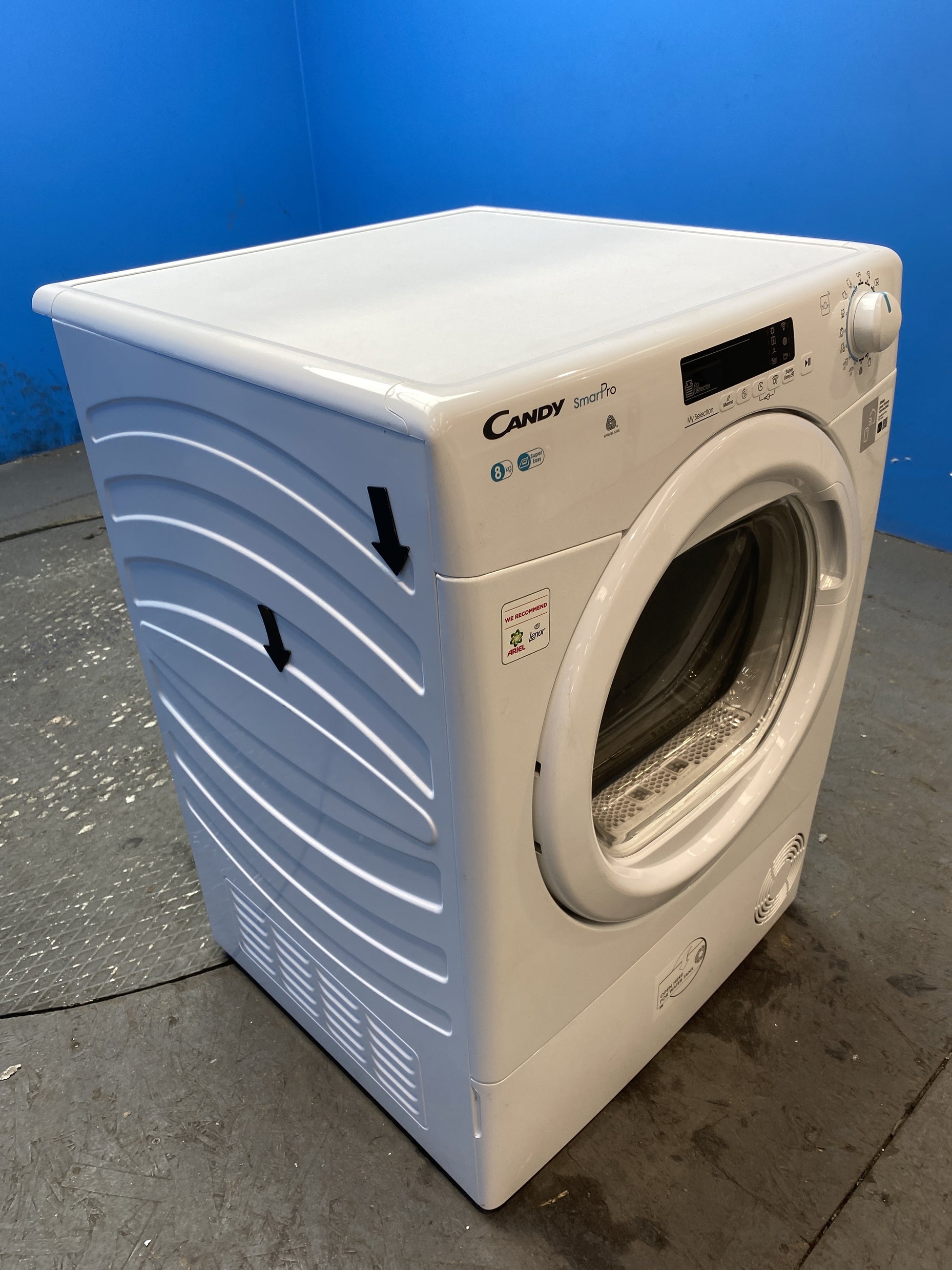 #GRC-151-763 - Candy CSOEC8DG 8kg Condenser Smart Tumble Dryer