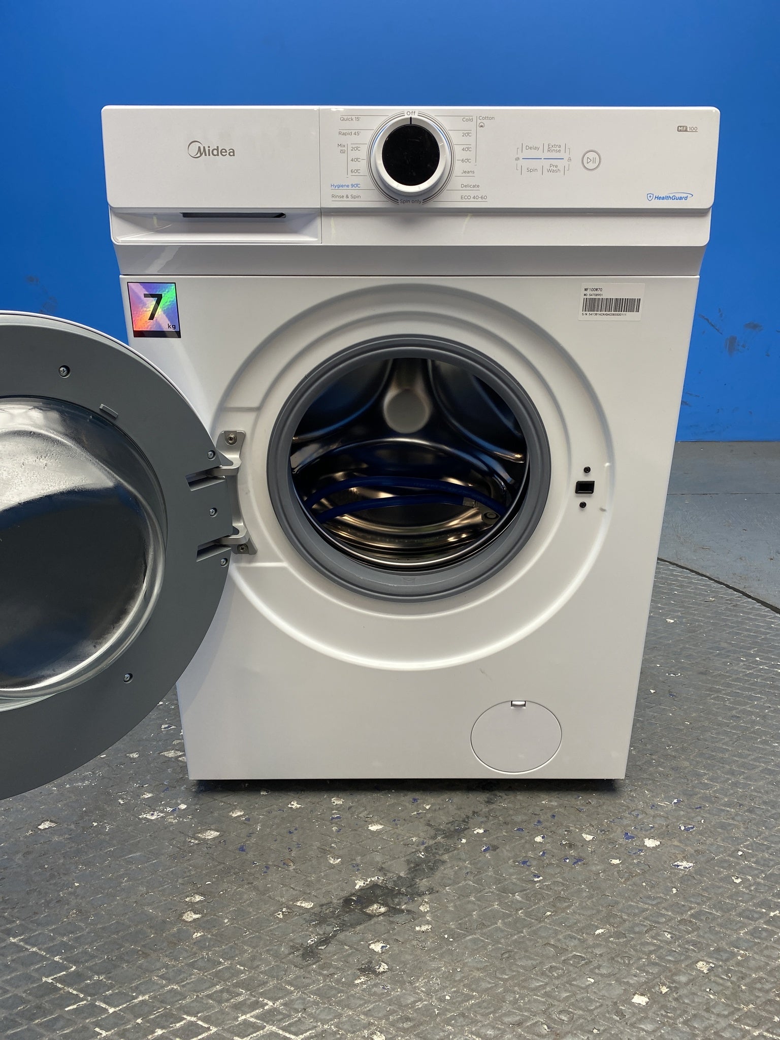 Midea MF100W70 7kg 1200 Spin Washing Machine
