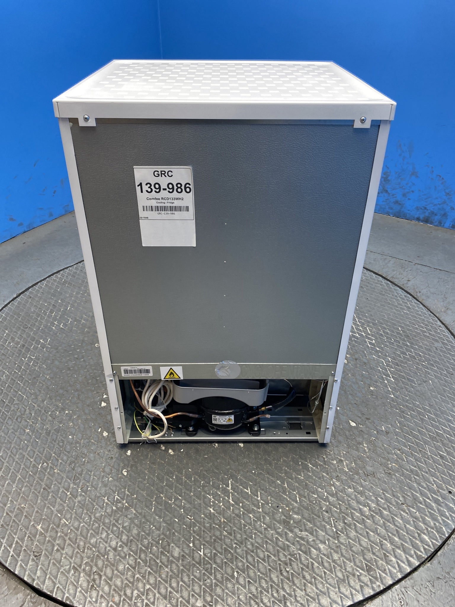 COMFEE' RCD133WH2(E) 131L Under-Counter Larder Fridge