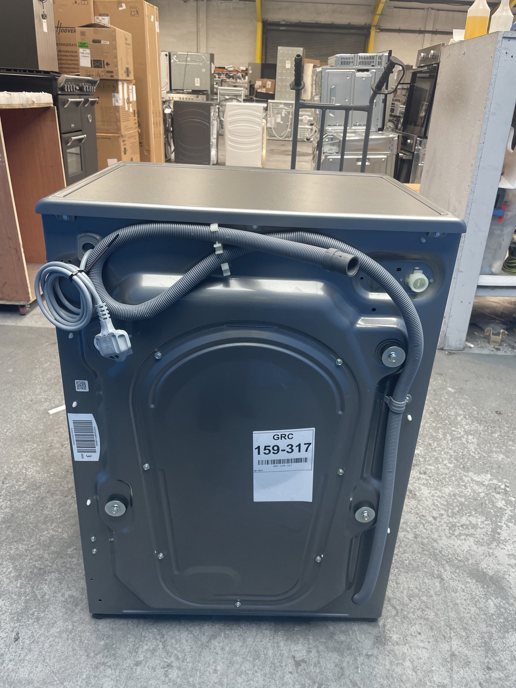 #GRC-159-317 - Hoover H3DPS4966TAMBR80 9kg / 6kg 1400 Spin Washer Dryer