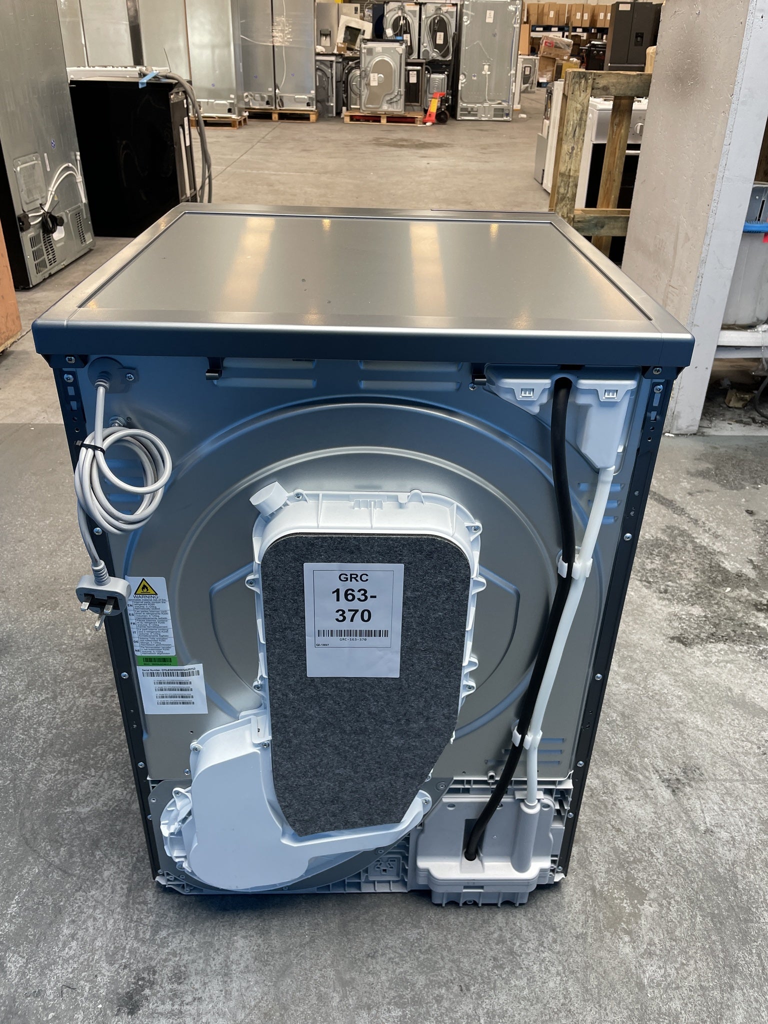 #GRC-163-370 - Haier X Series 5 10kg Heat Pump Tumble Dryer – Grey, D Energy Rating