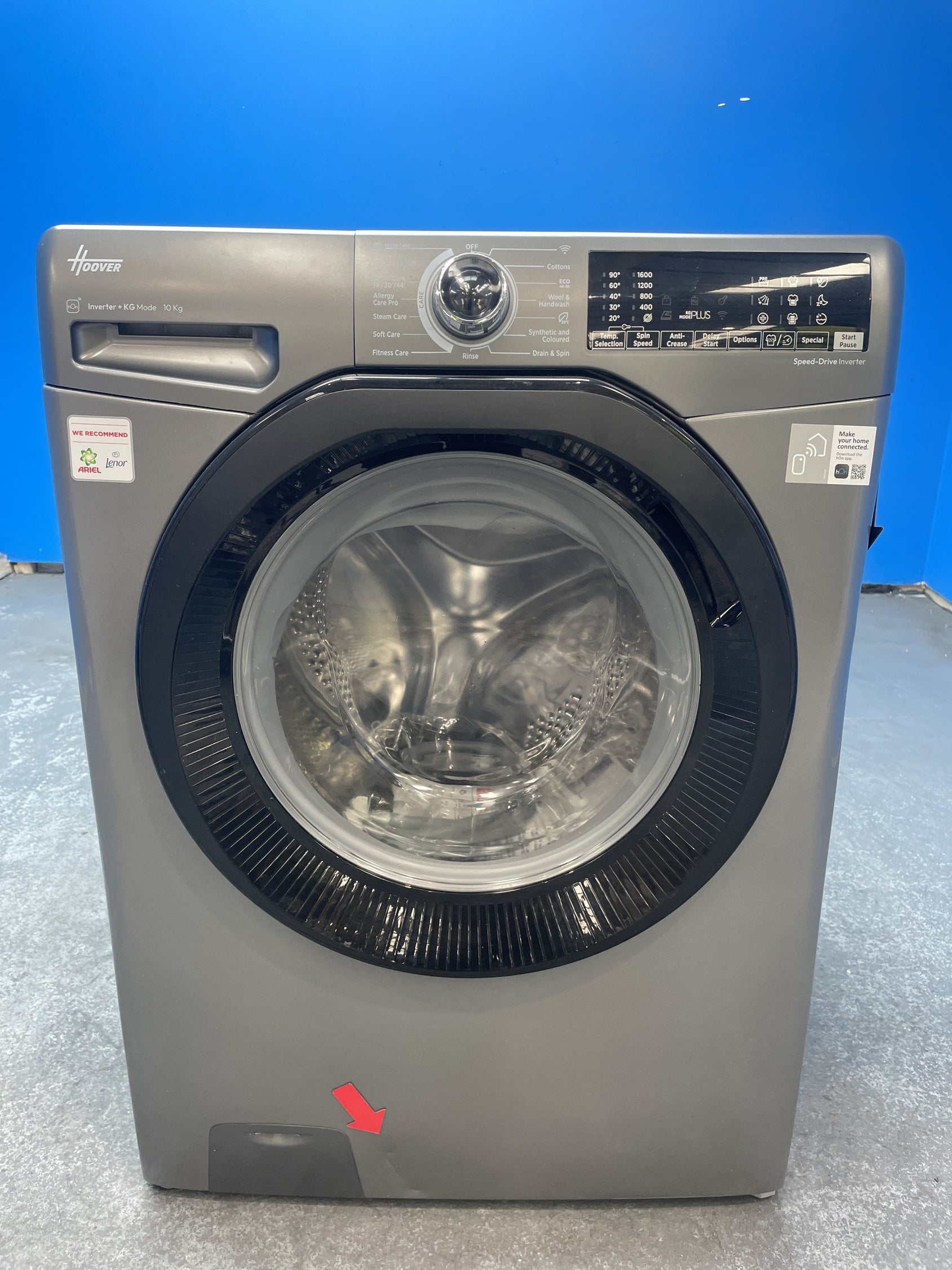 #GRC-160-212 - Hoover H3WPS6106TAMBR80 10kg 1600rpm Washing Machine