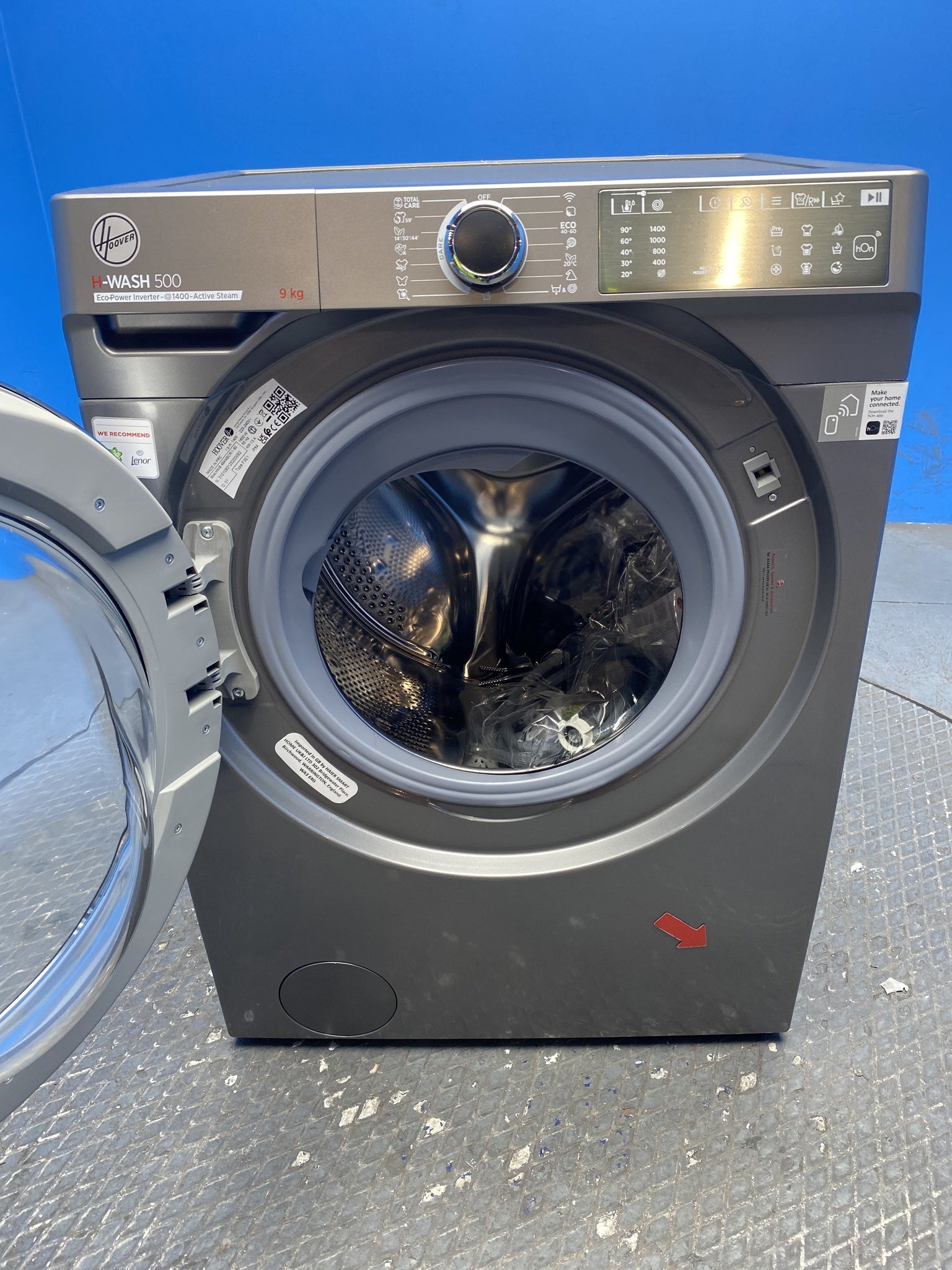Hoover HWB49AMBCR 9kg 1400 Spin Washing Machine