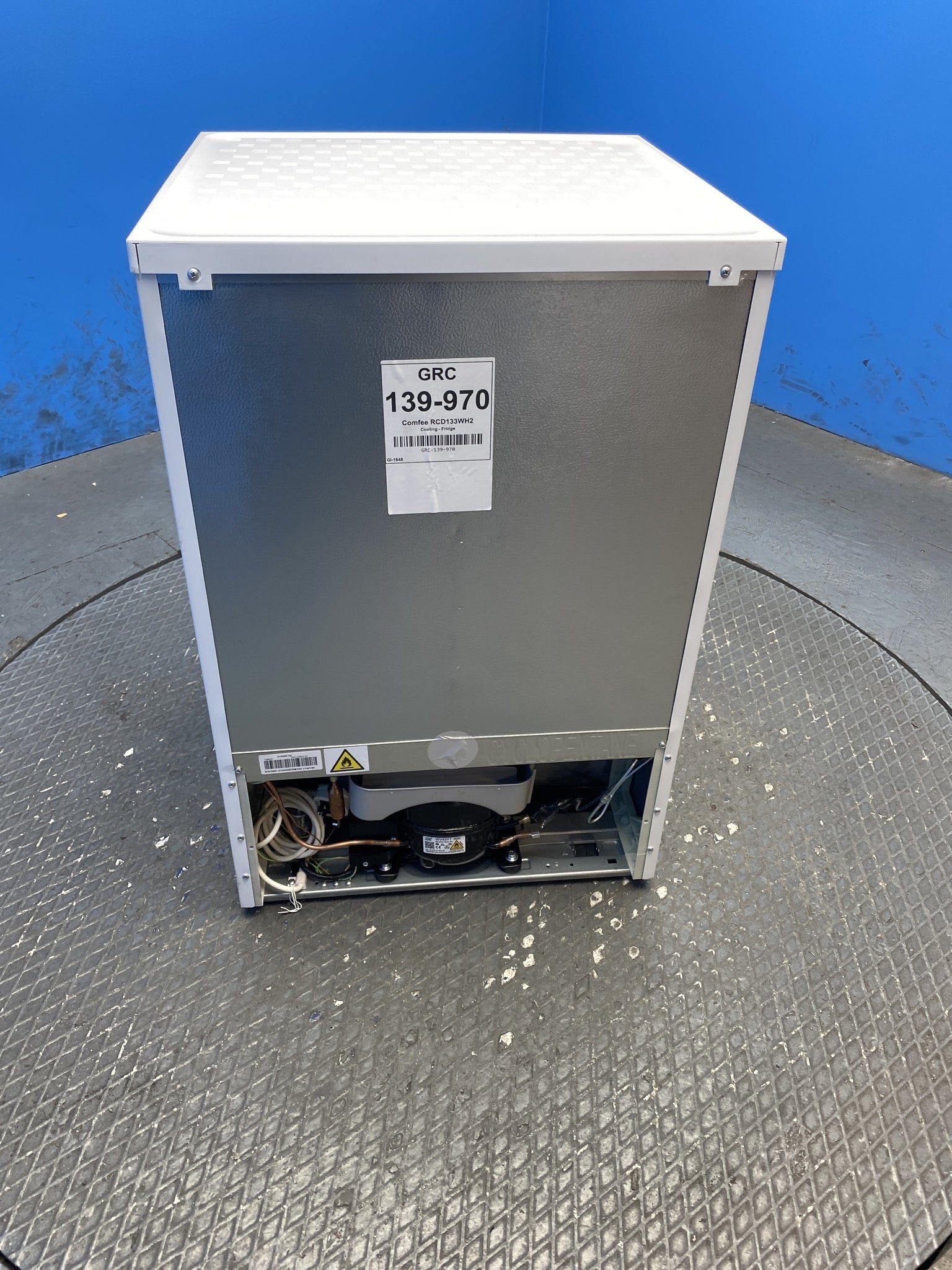 COMFEE' RCD133WH2(E) 131L Under-Counter Larder Fridge