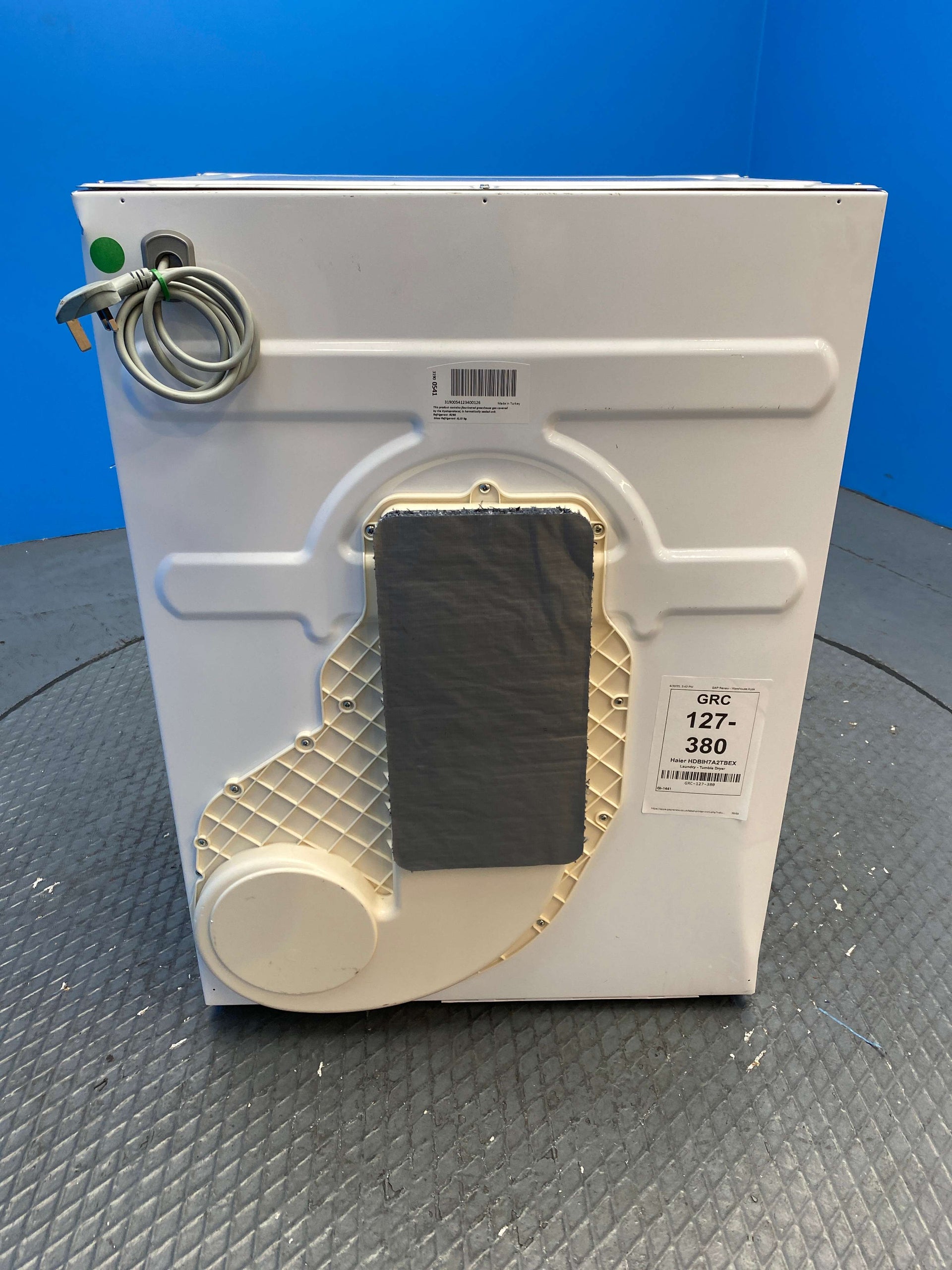 Haier Series 6 HDBIH7A2TBEX Integrated 7kg Heat Pump Tumble Dryer