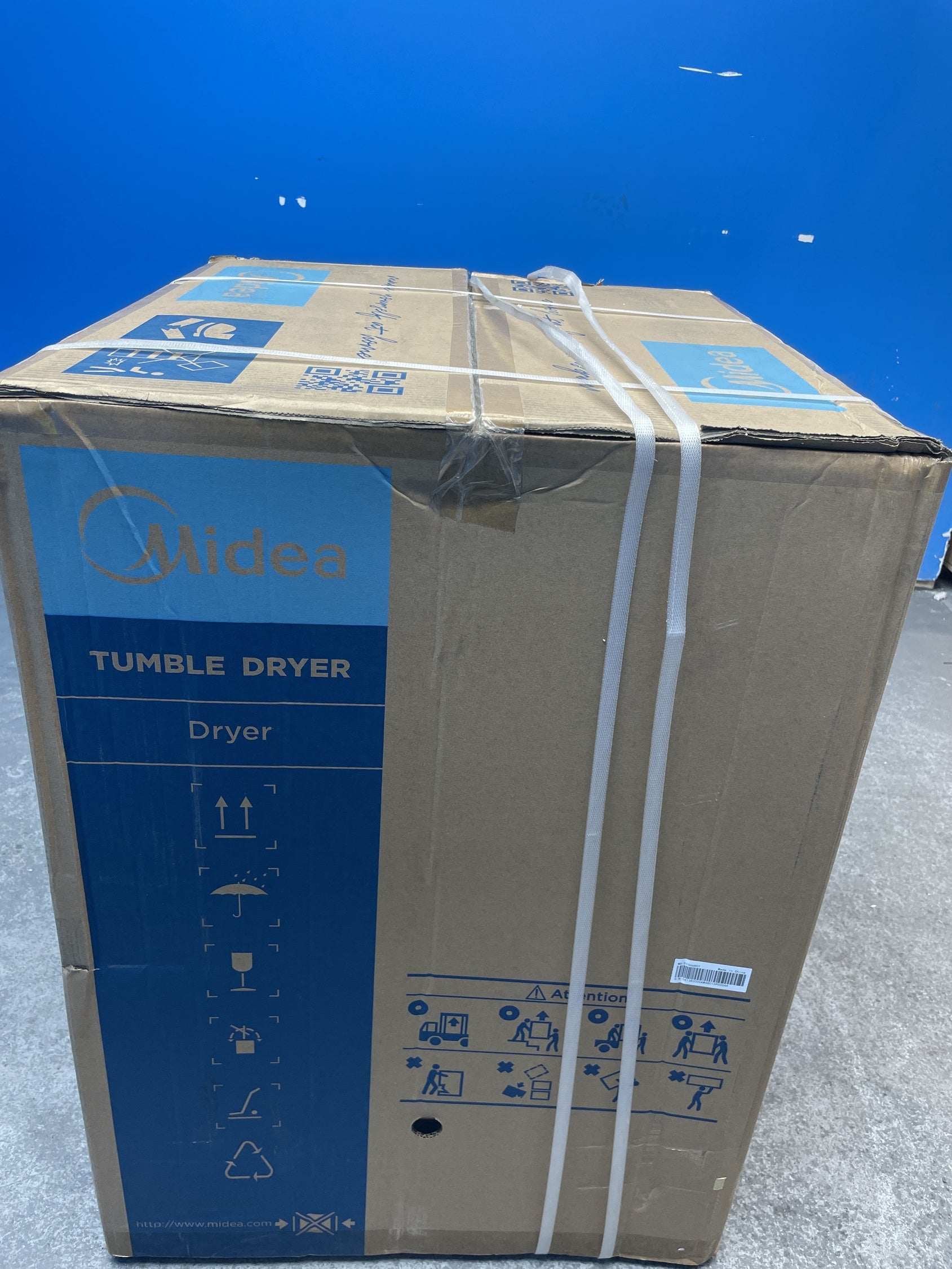 #GRC-158-921 - Midea MD200H80WB/W-UK 8kg Smart Sensor Heat Pump Tumble Dryer