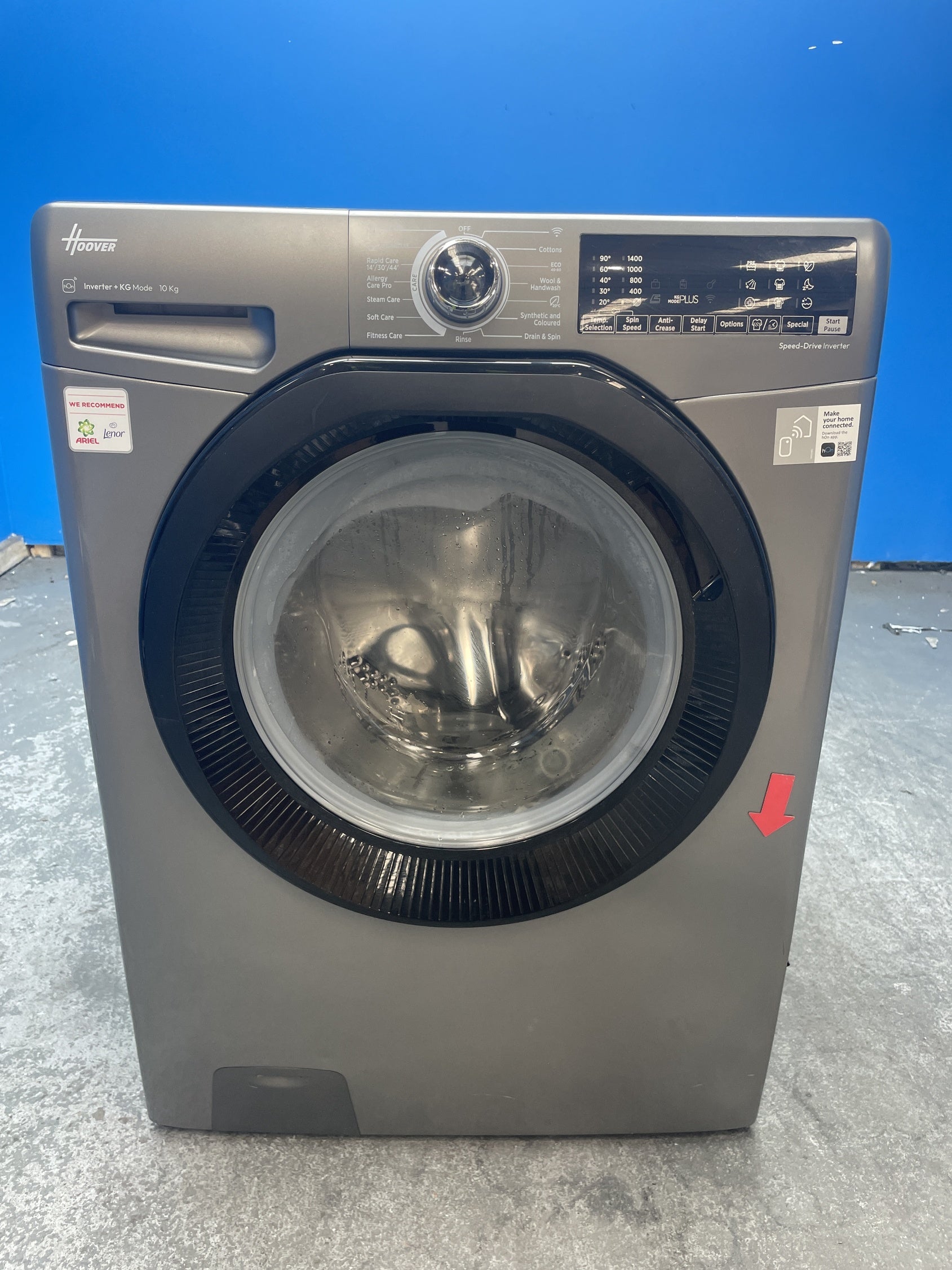 #GRC-158-512 - Hoover H3B13WPS4106TAMBR 10kg 1400 Spin Washing Machine