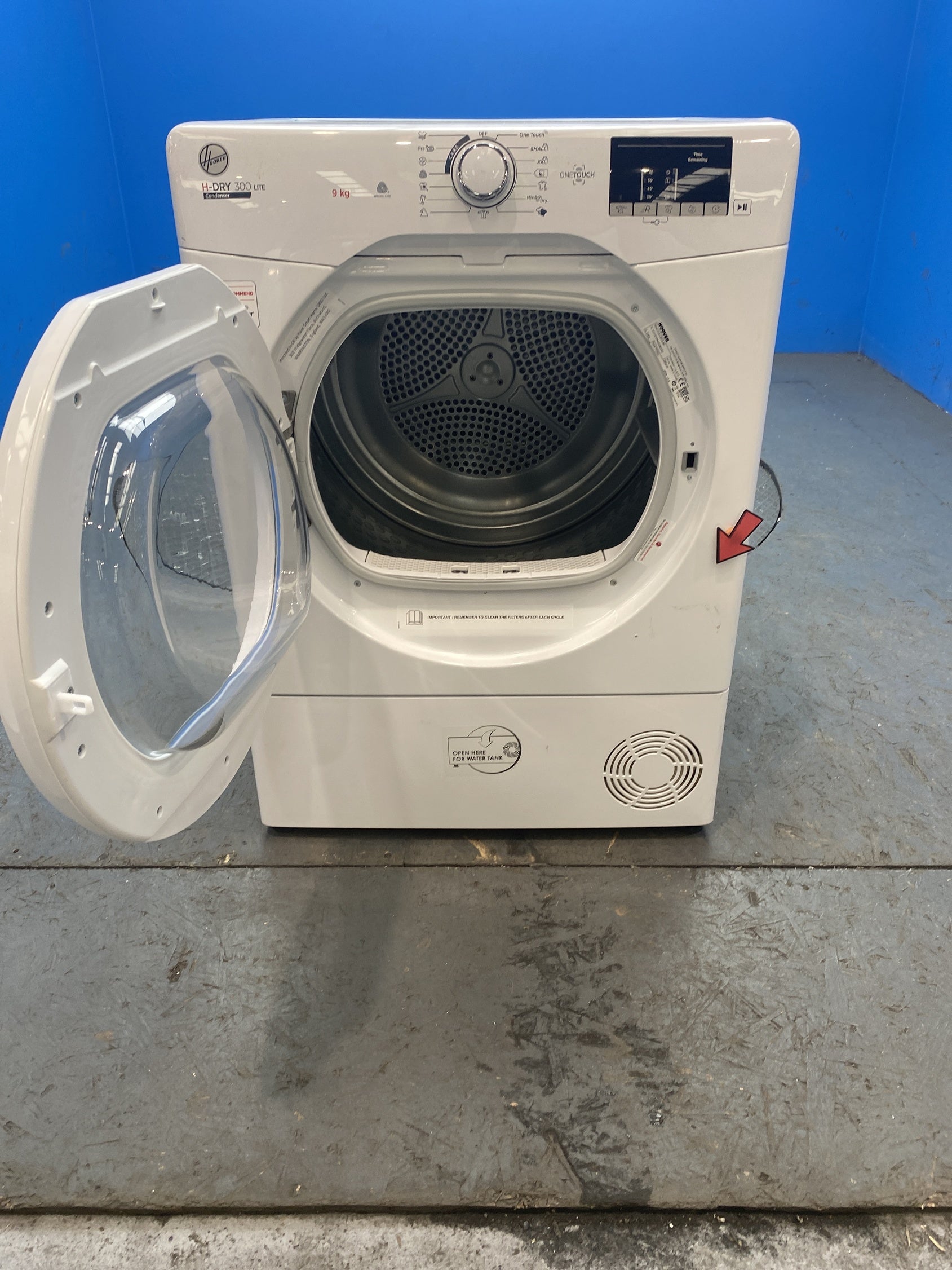 #GRC-156-177 - Hoover H-DRY 300 HLE C9DG 9kg Condenser Tumble Dryer