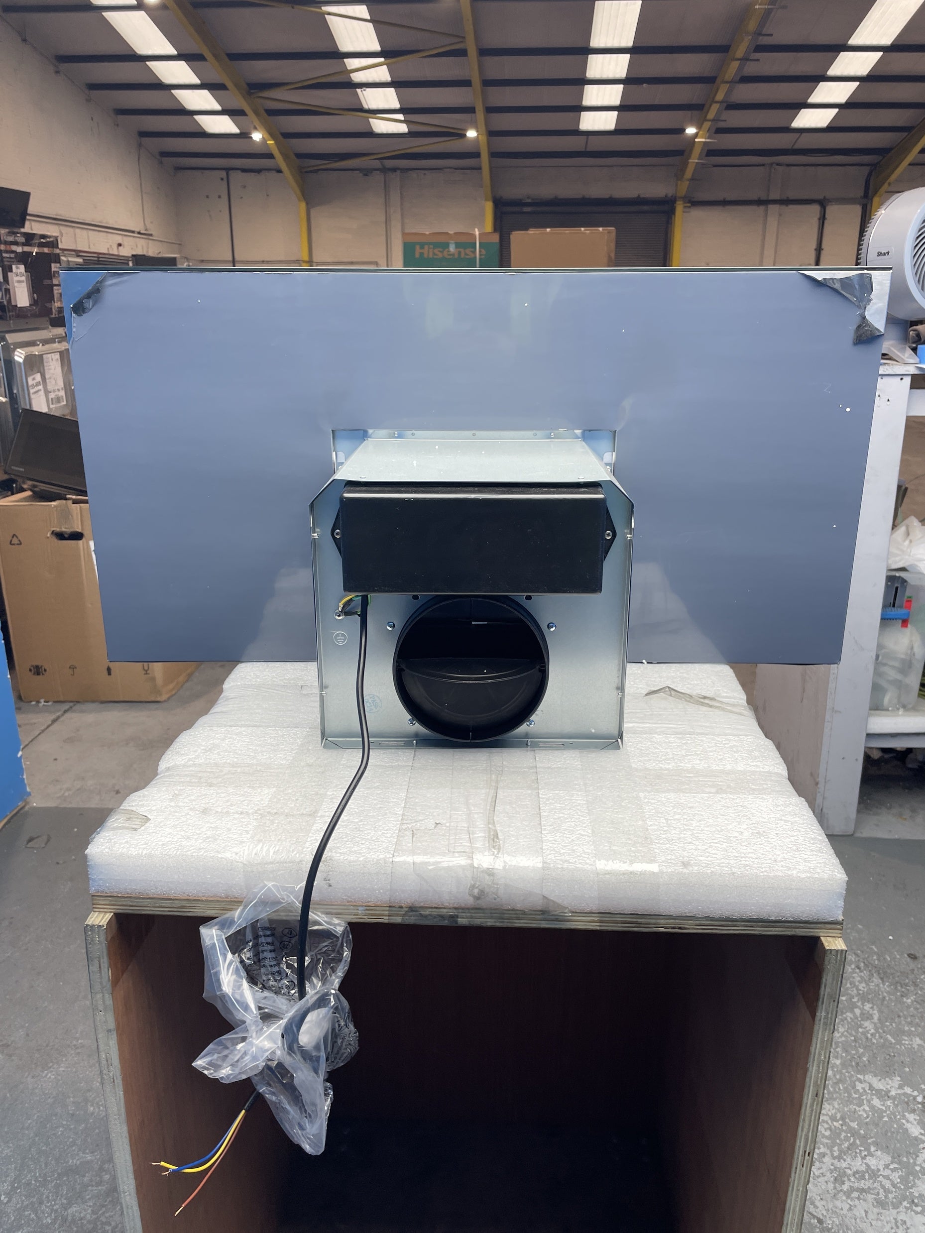 #GRC-145-062 - Hoover HTS9CBH3X 90cm Box Chimney Cooker Hood