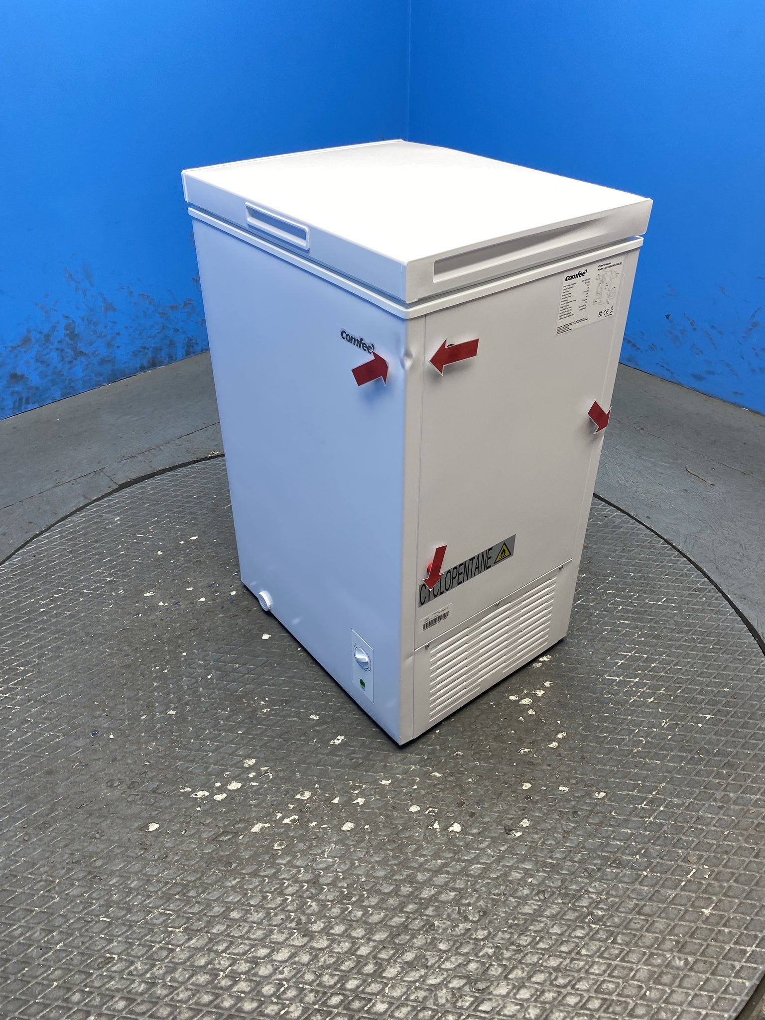 COMFEE RCC102WH2UK(E) 99L Dual Mode & Inverter Chest Freezer