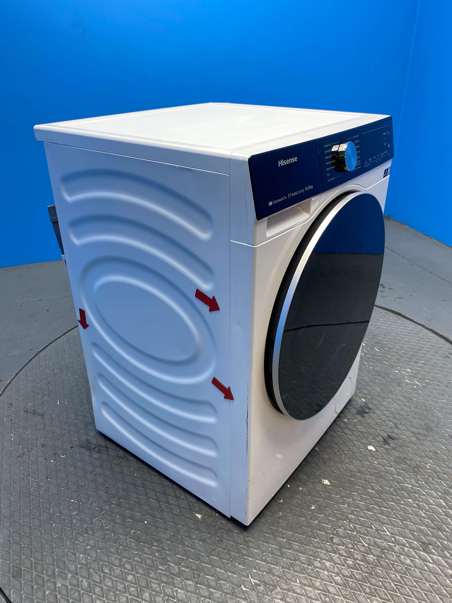 Hisense WD5S1045BW Series 5 10kg / 6kg 1400 Spin Washer Dryer