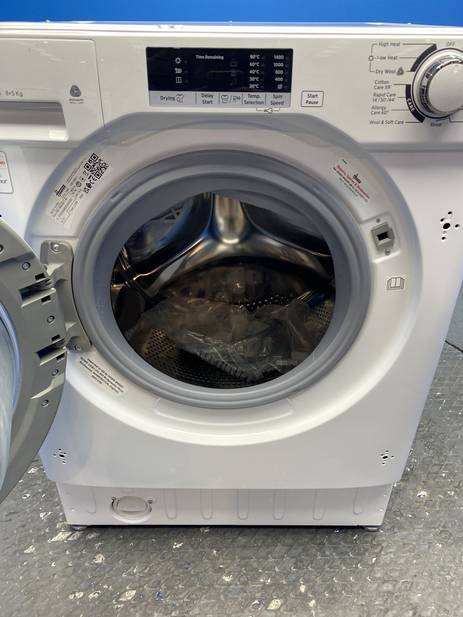 Hoover HBD 485D2E Integrated 8kg/5kg 1400rpm Washer Dryer