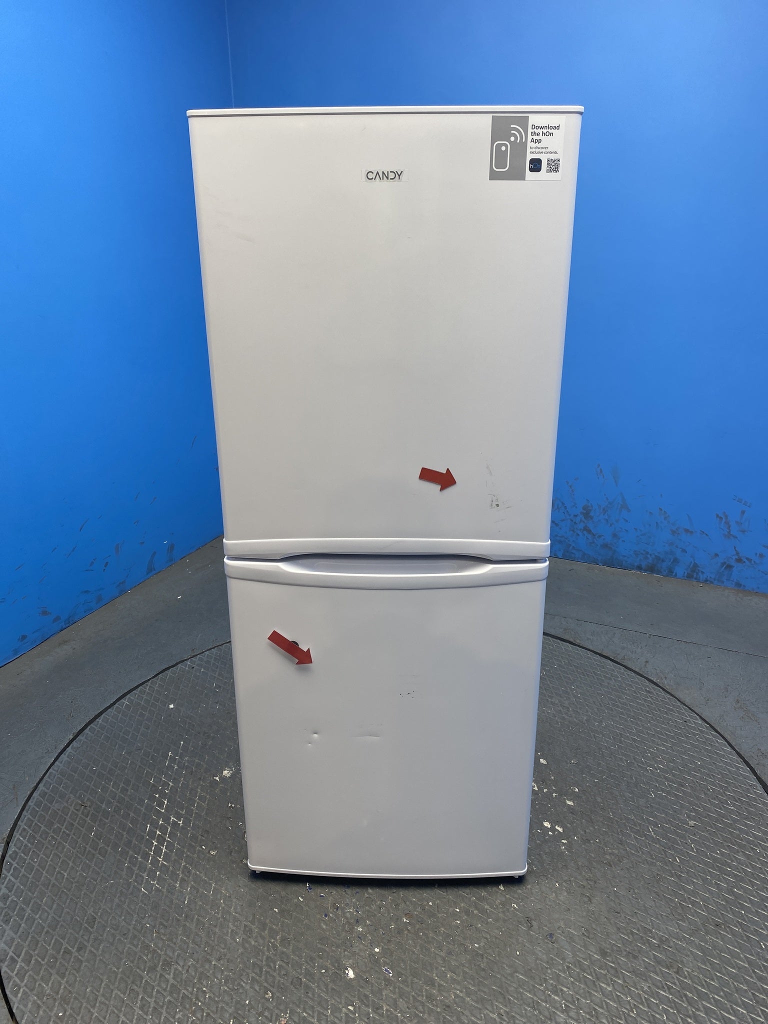 Candy CCH1S513EWK 185 Litre Combi Fridge Freezer