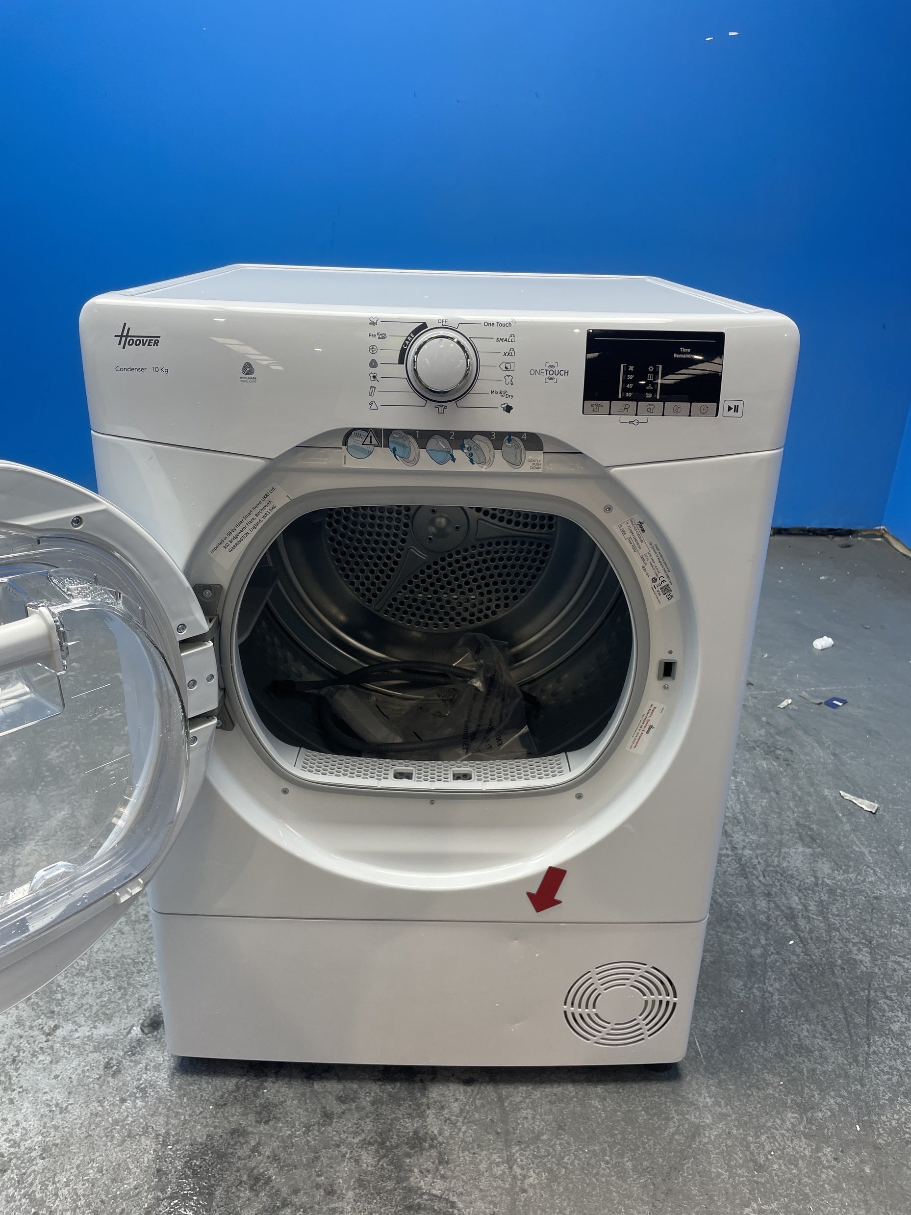 #GRC-159-036 - Hoover H-DRY 300 HLE C10DE-80 10kg Condenser Tumble Dryer