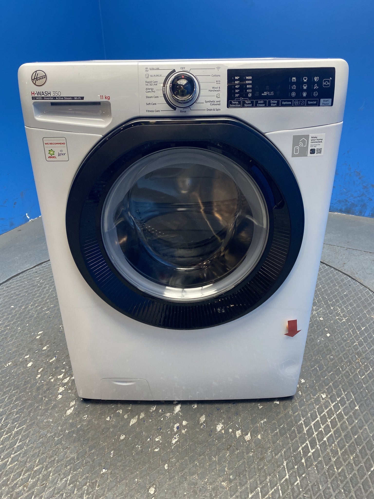 Hoover H3WPS4116TAMB5 11kg 1400 Spin Washing Machine