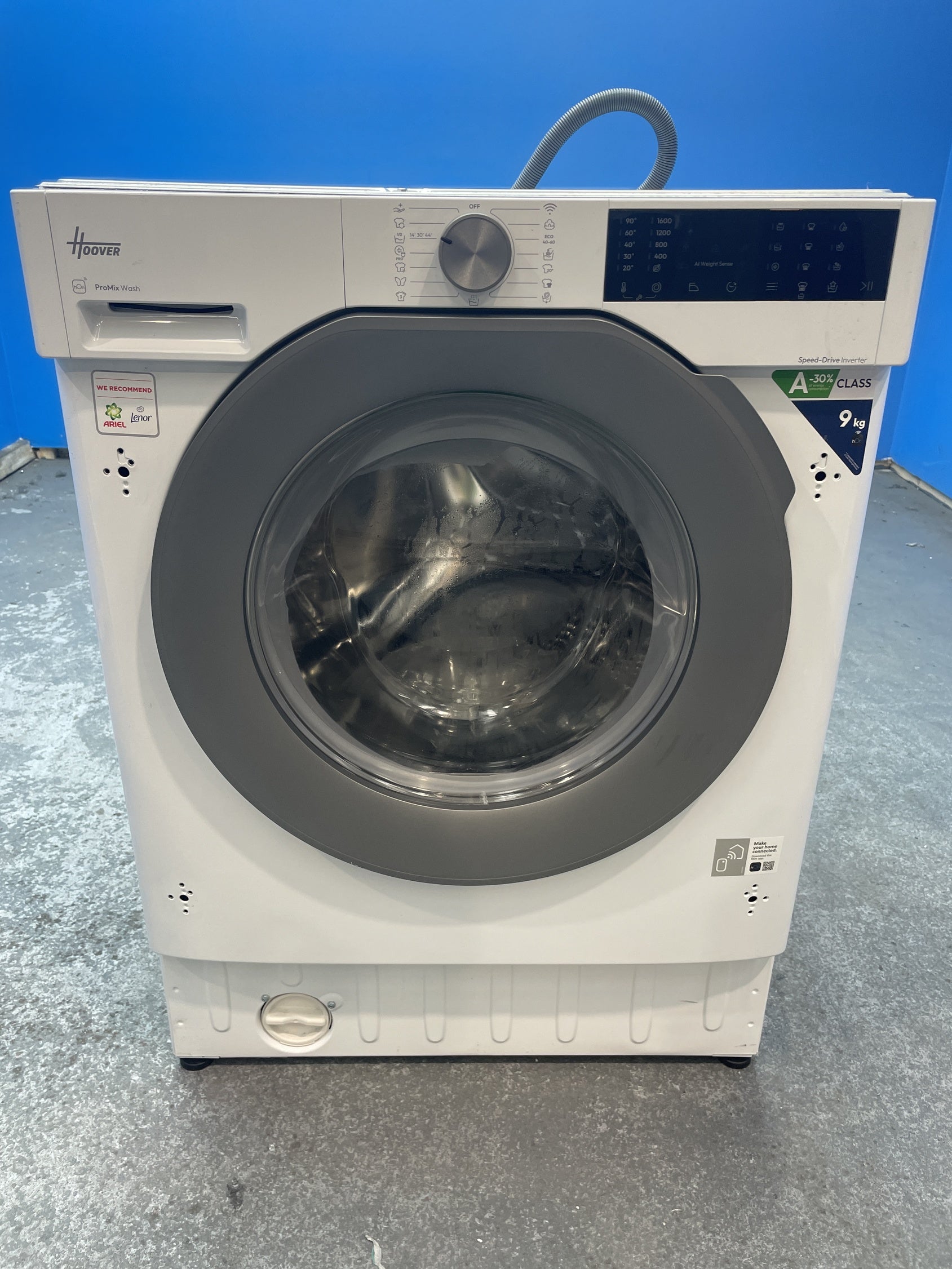 #GRC-157-148 - Hoover BH4S69M6DR9J-80 9kg 1600rpm Integrated Washing Machine
