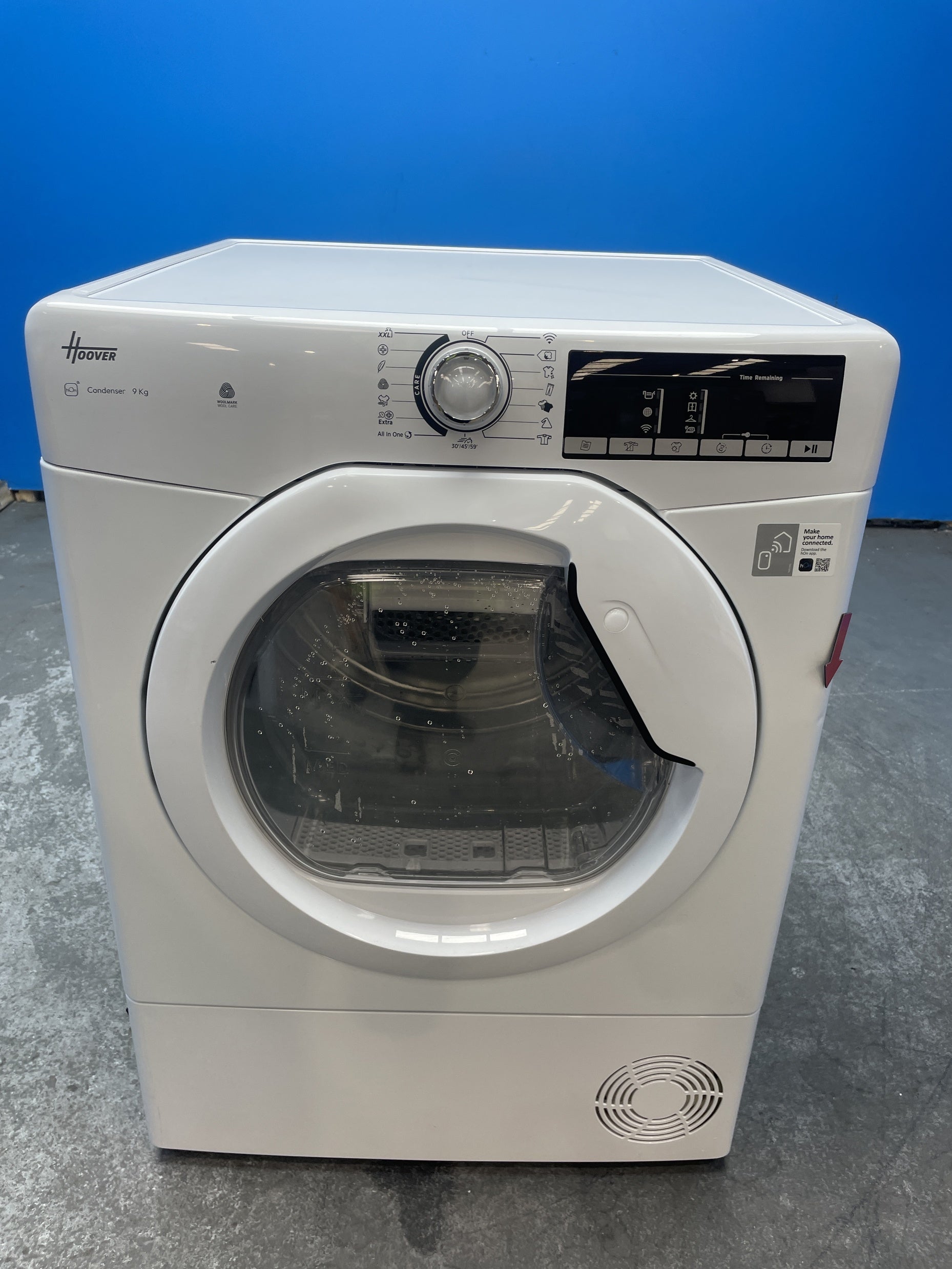 #GRC-162-695 - Hoover HLEC9TE 9kg Condenser Tumble Dryer