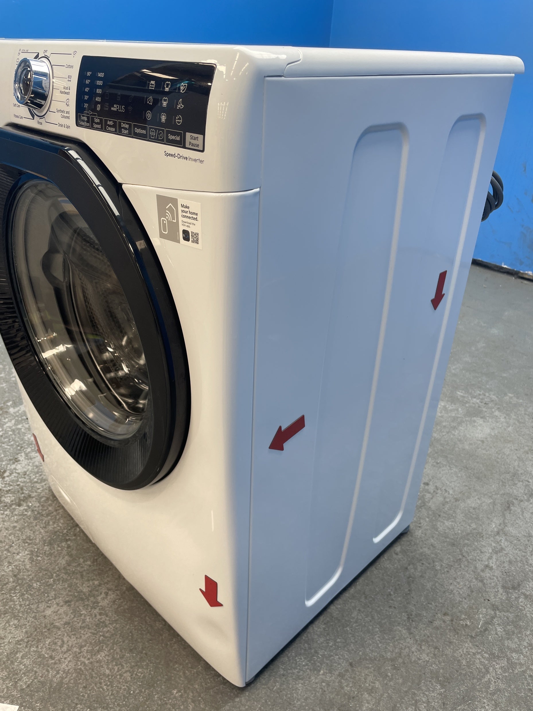 #GRC-157-378 - Hoover H3WPS4106TMB6 10kg 1400 Spin Washing Machine