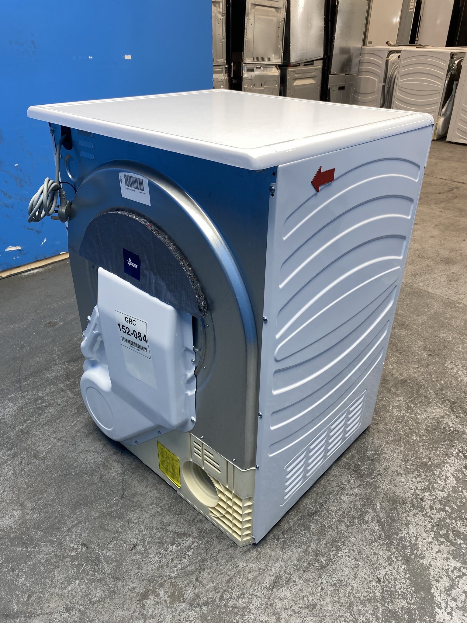 #GRC-152-084 - Hoover HLE V10DG-80 10kg Vented Tumble Dryer