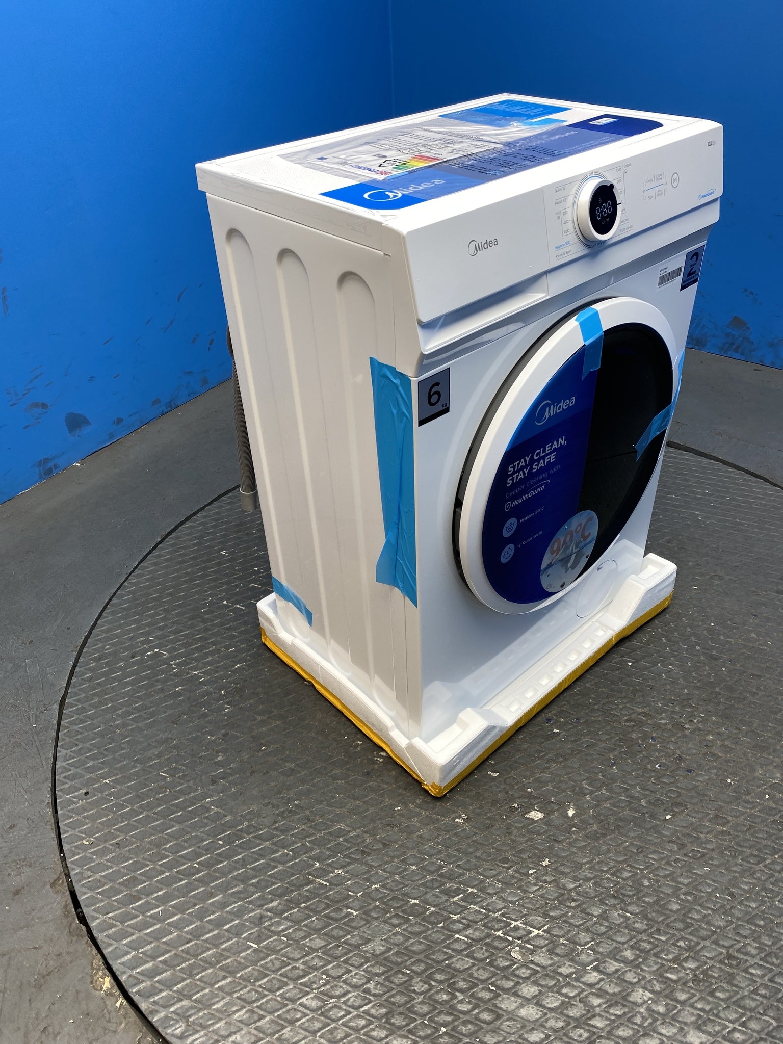 Midea MF100W60 6kg 1000 Spin Washing Machine with Lunar Dial
