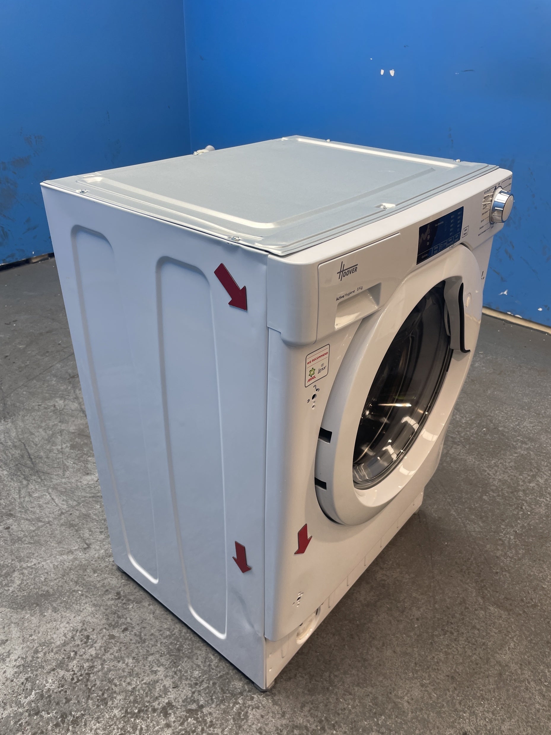 #GRC-162-675 - Hoover Integrated Washing Machine – 8kg, 1400rpm, Steam Care, KG Mode Sensor