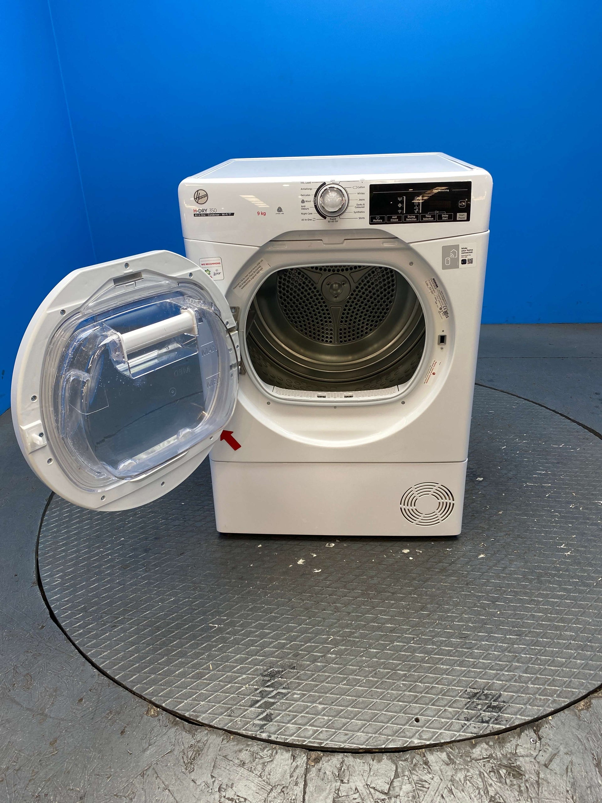Hoover HREC9TE 9kg Condenser Tumble Dryer with Wi-Fi