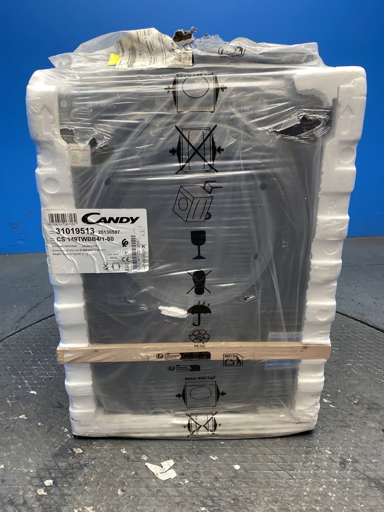 Candy CS149TWBB4 9kg 1400 Spin Washing Machine