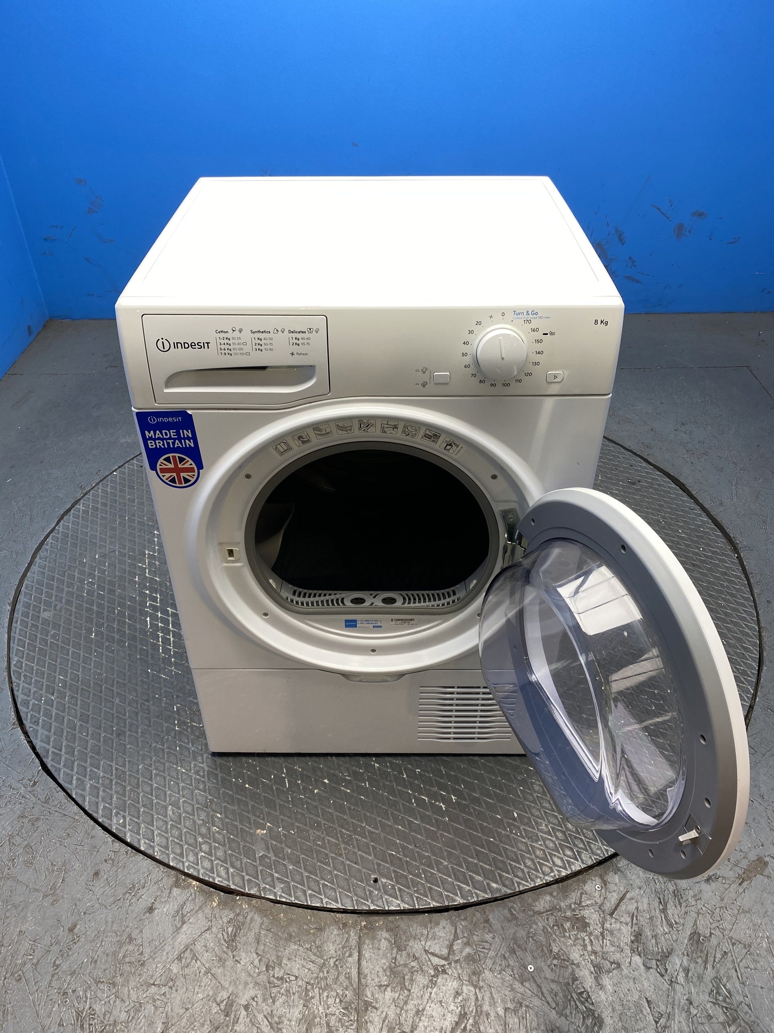Indesit I2D81WUK 8kg Condenser Tumble Dryer with Turn&Go