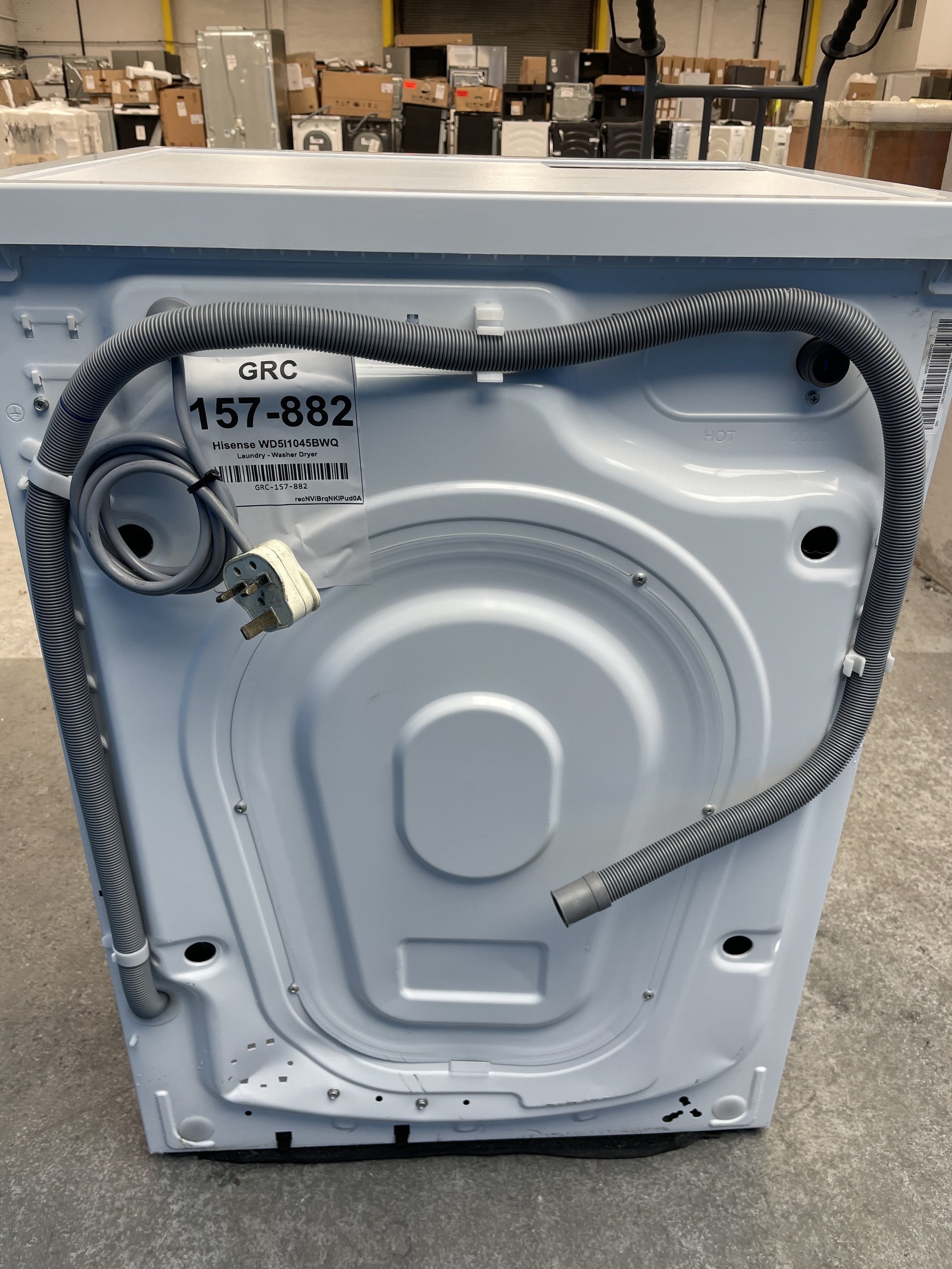 #GRC-157-882 - Hisense WD5I1045BWQ 10.5/6kg 1400rpm AutoDose Washer Dryer