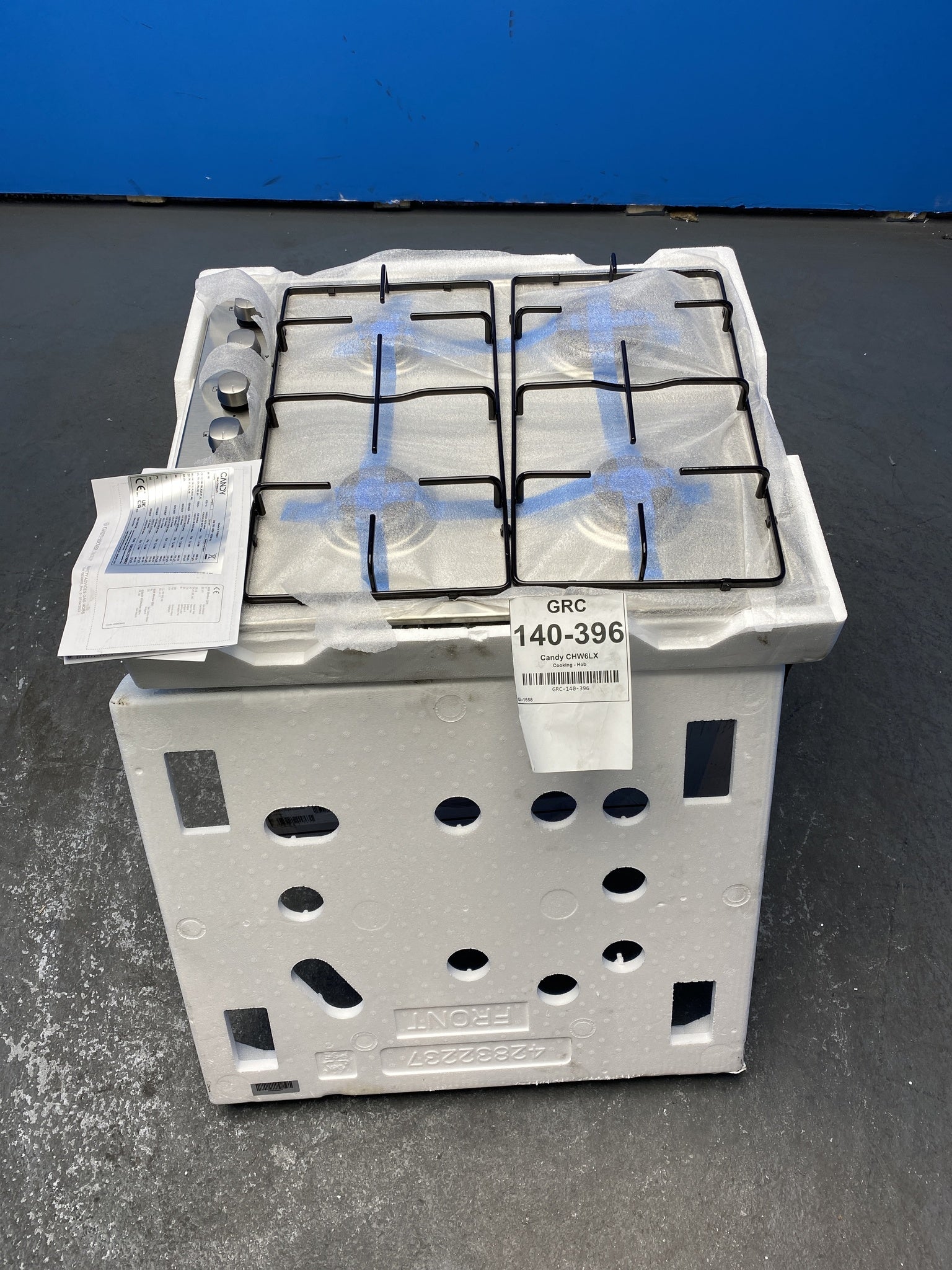 Candy CHW6LX 60cm Stainless Steel 4 Zone Gas Hob