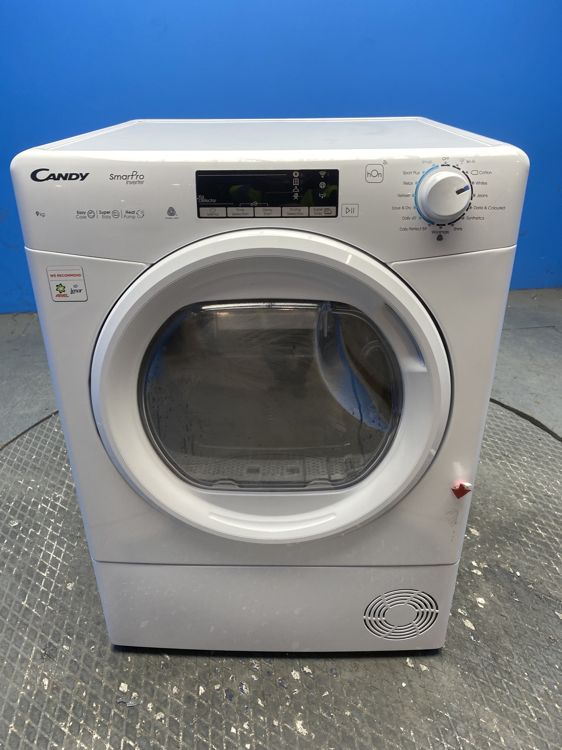 #GRC-148-224 - Hoover HRE H9A3TE-80/N H-DRY 350 9kg Heat Pump Tumble Dryer