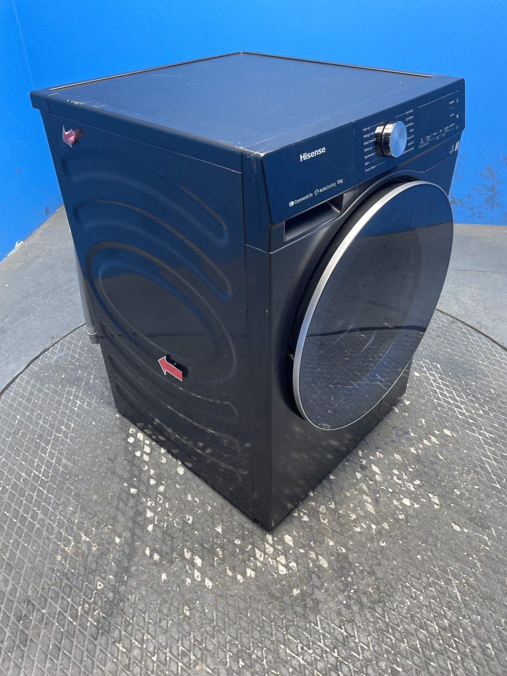 Hisense WF5S1245BB 12kg 1400 Spin Washing Machine