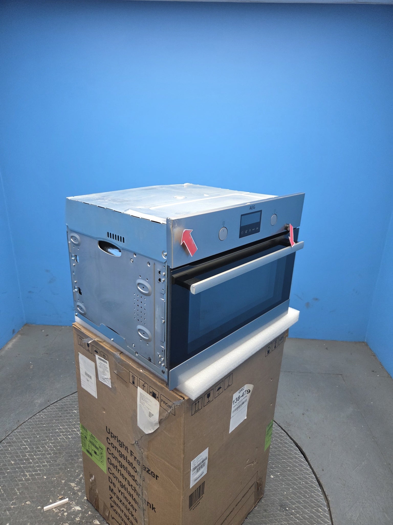 AEG KMK365060M CombiQuick Compact Oven with Microwave