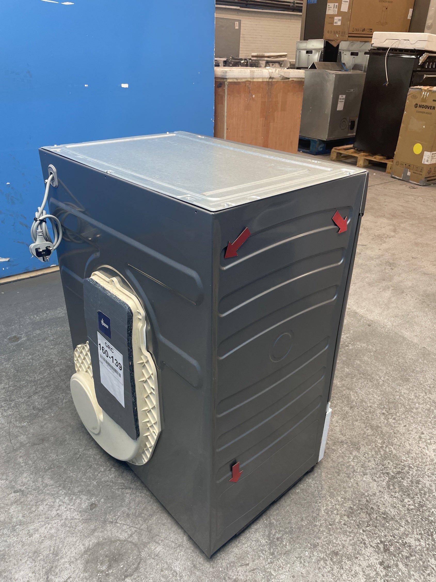 #GRC-160-139 - Hoover BATDH7A1TCER-80 Integrated 7kg Heat Pump Tumble Dryer