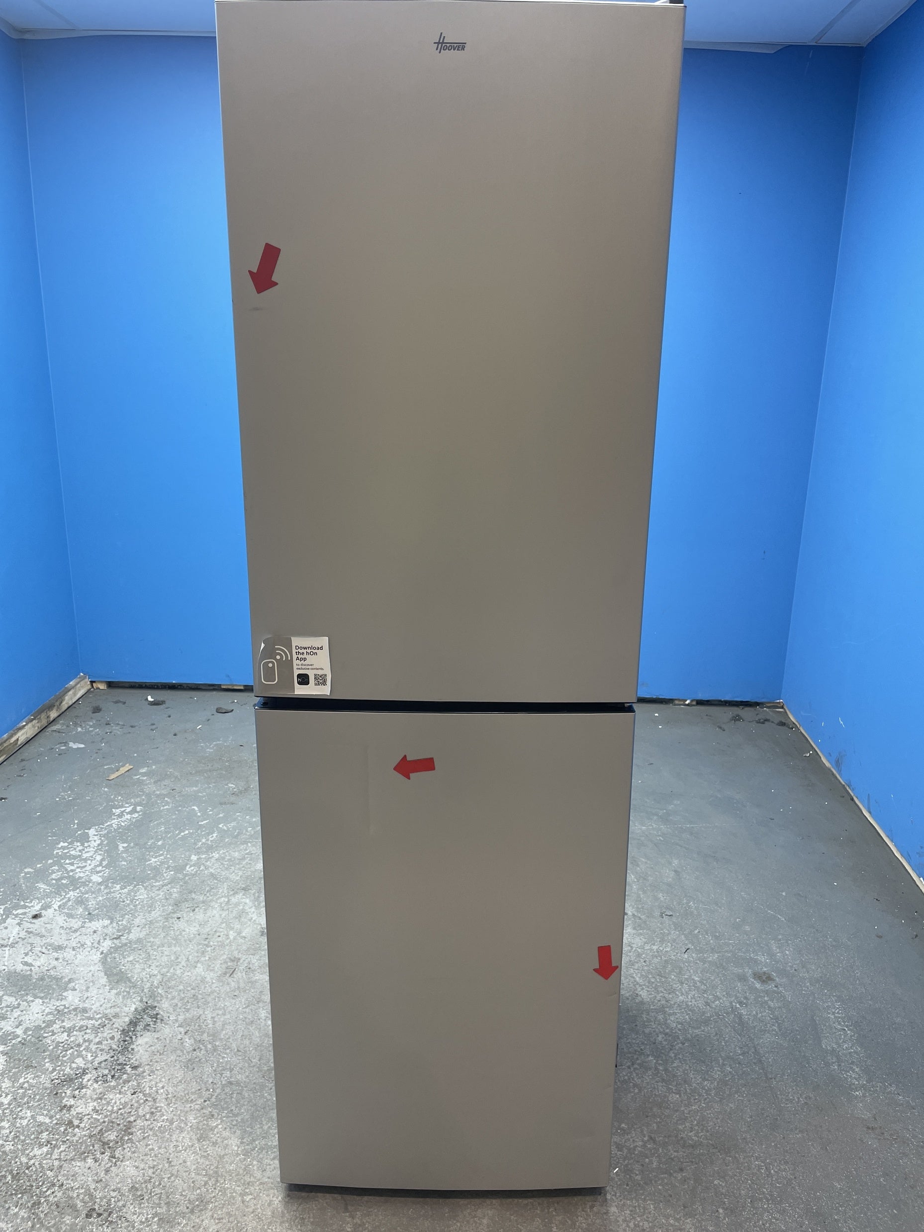 #GRC-158-402 - Hoover HOCT3L517ESK 252 Litre Combi Fridge Freezer