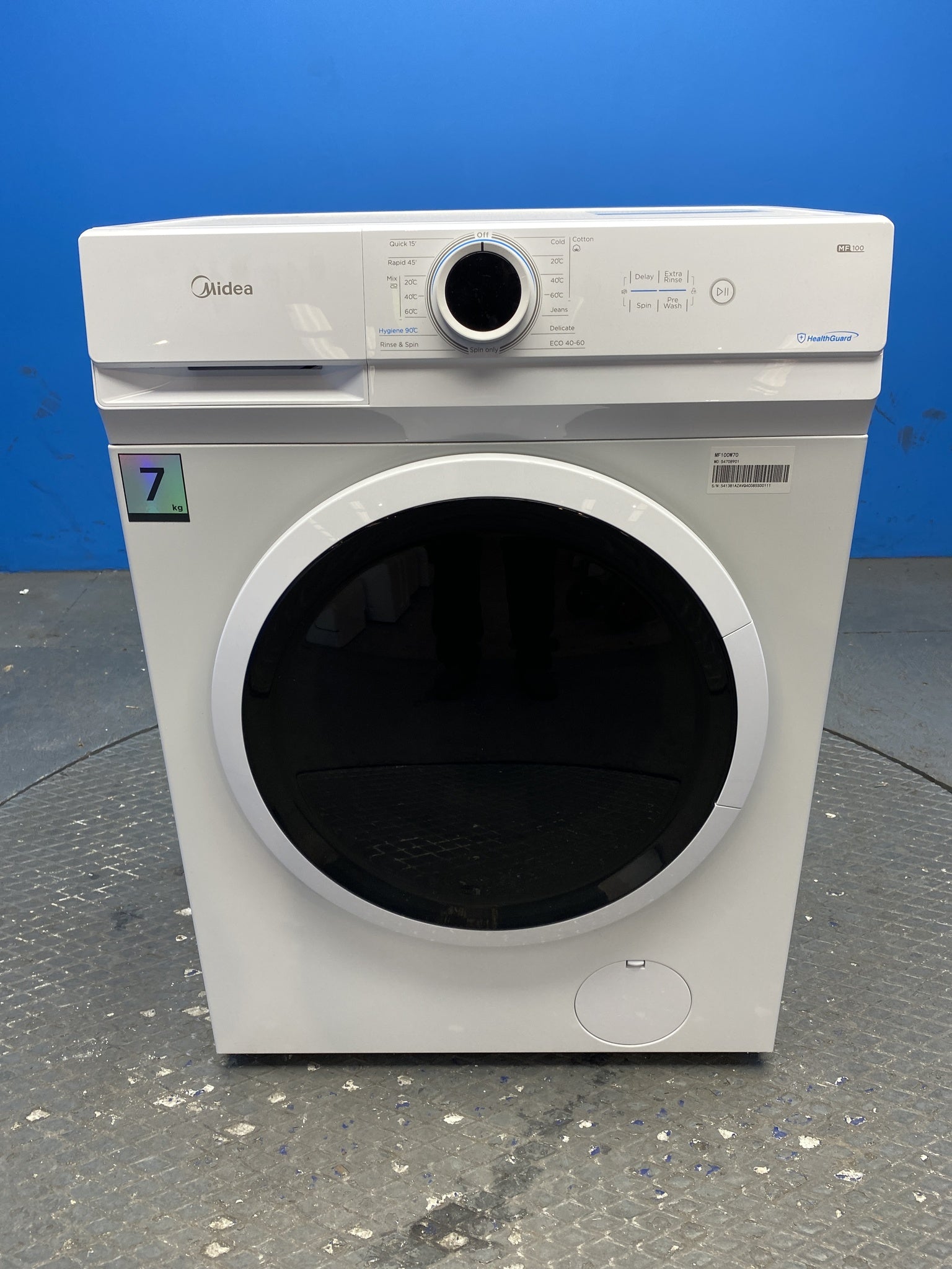 Midea MF100W70 7kg 1200 Spin Washing Machine