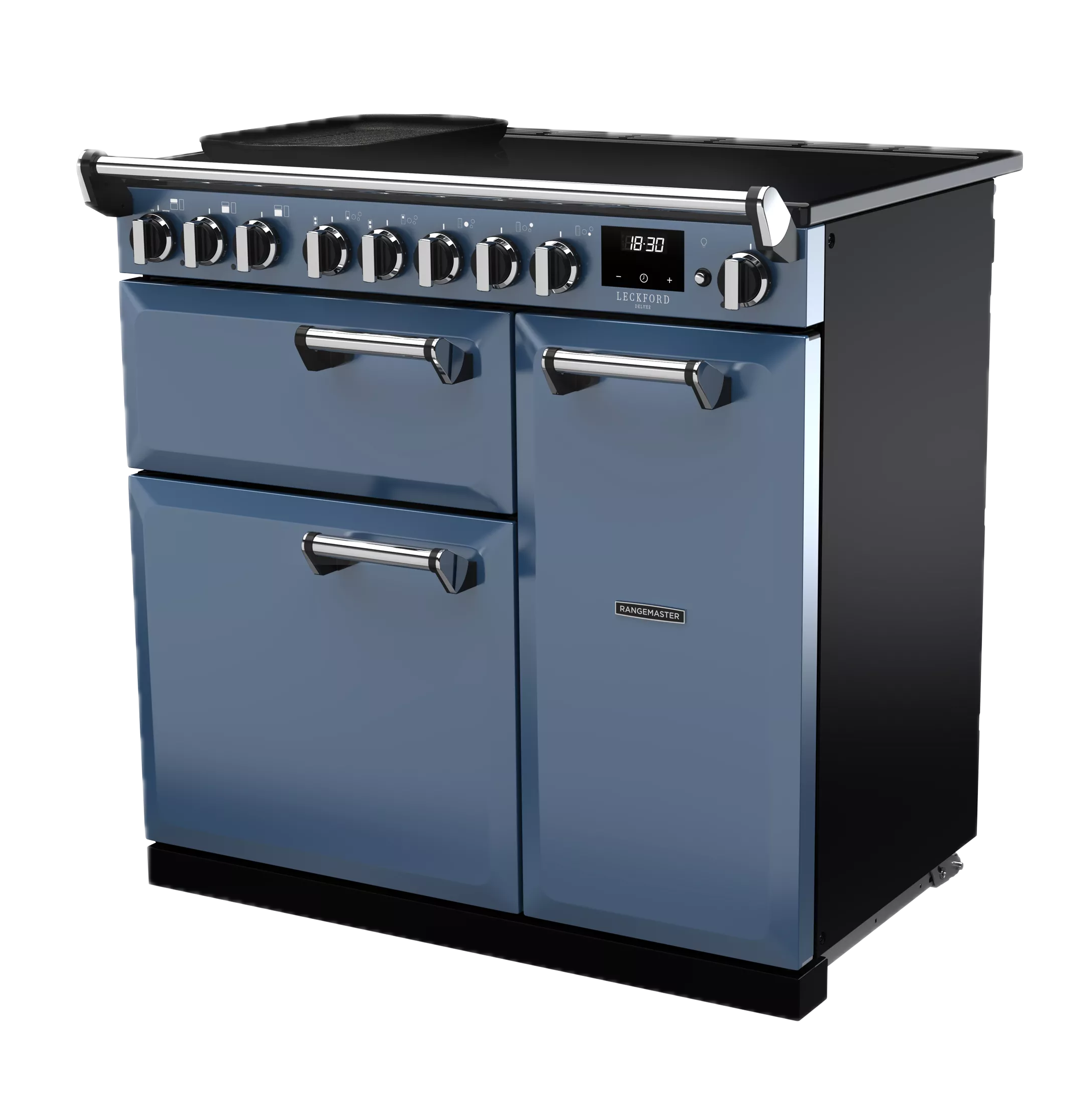 Rangemaster Leckford Deluxe LKDL90EIPSTB/CM1 90cm Induction Range Cooker – Renew 2 U