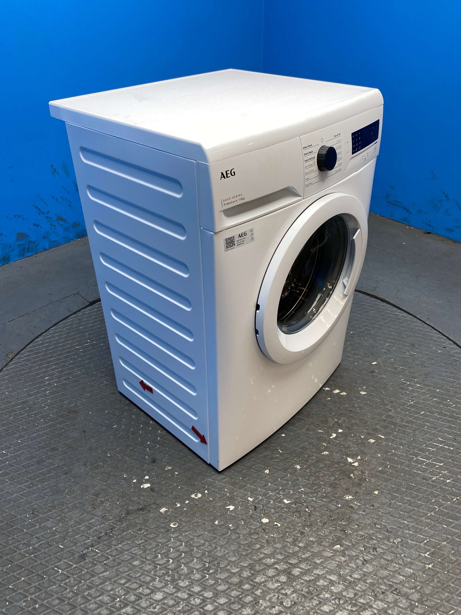 AEG LFX50844B 8kg 1400rpm Washing Machine with TimeSave
