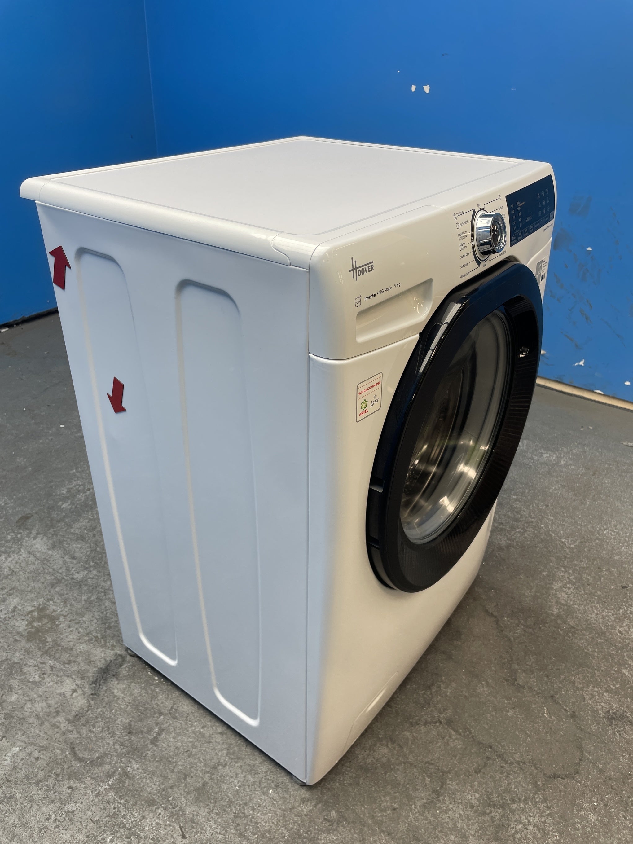 #GRC-160-069 - Hoover H3WPS696TAMB6-80 H-WASH 350 9kg 1600rpm Washing Machine