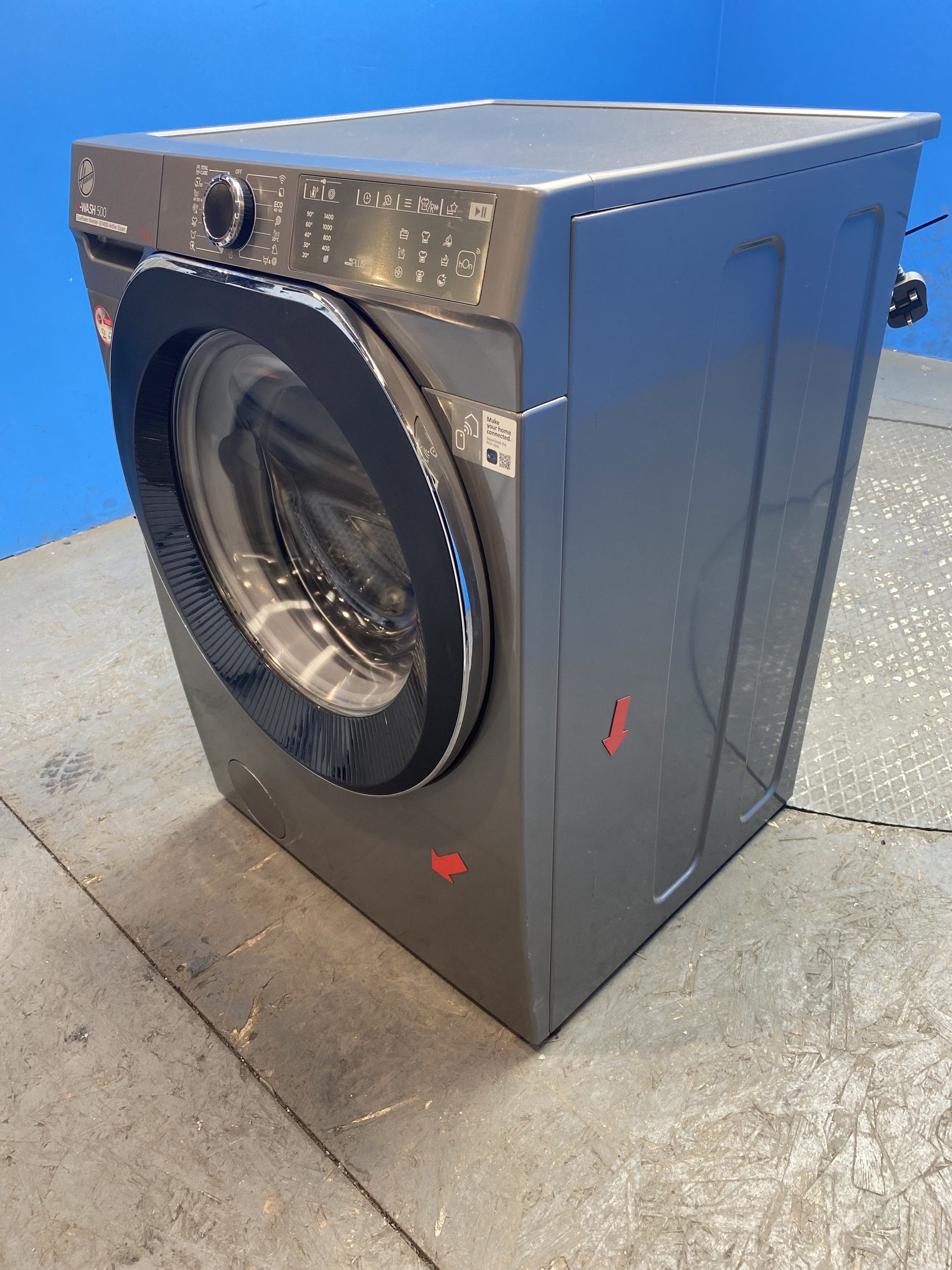 #GRC-157-044 - Hoover HWB411AMBCR/1-80 11kg 1400 Spin Washing Machine