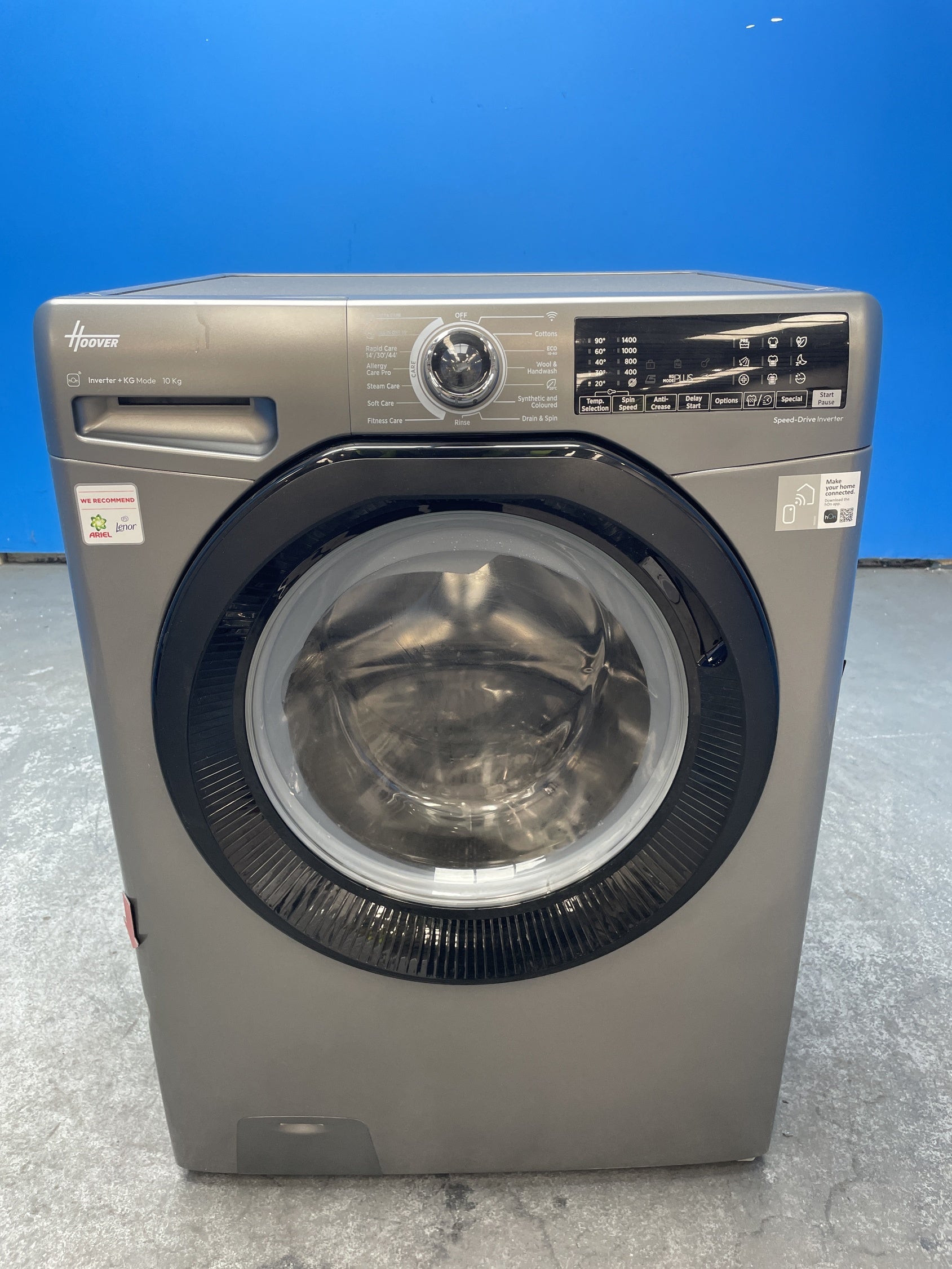 #GRC-163-139 - Hoover H3B13WPS4106TAMBR 10kg 1400 Spin Washing Machine