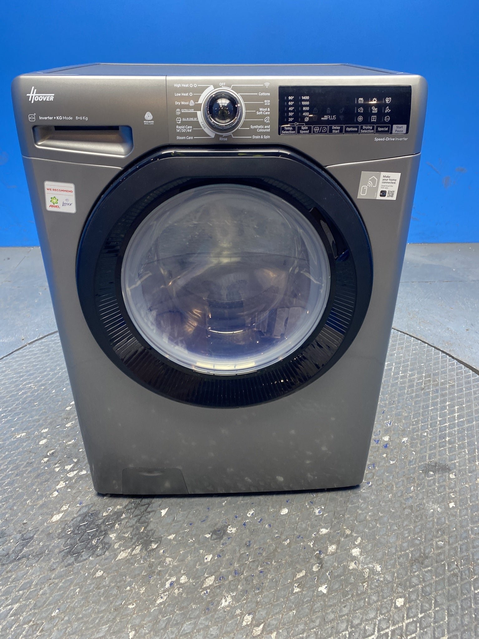 Hoover H3DPS4866TAMBR80 8kg / 6kg 1400 Spin Washer Dryer