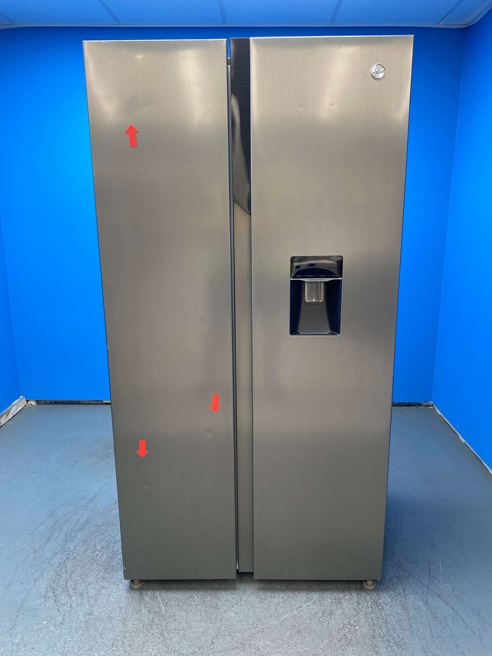 Hoover HHSBSO6174XWDK American Style 529 Litre Fridge Freezer