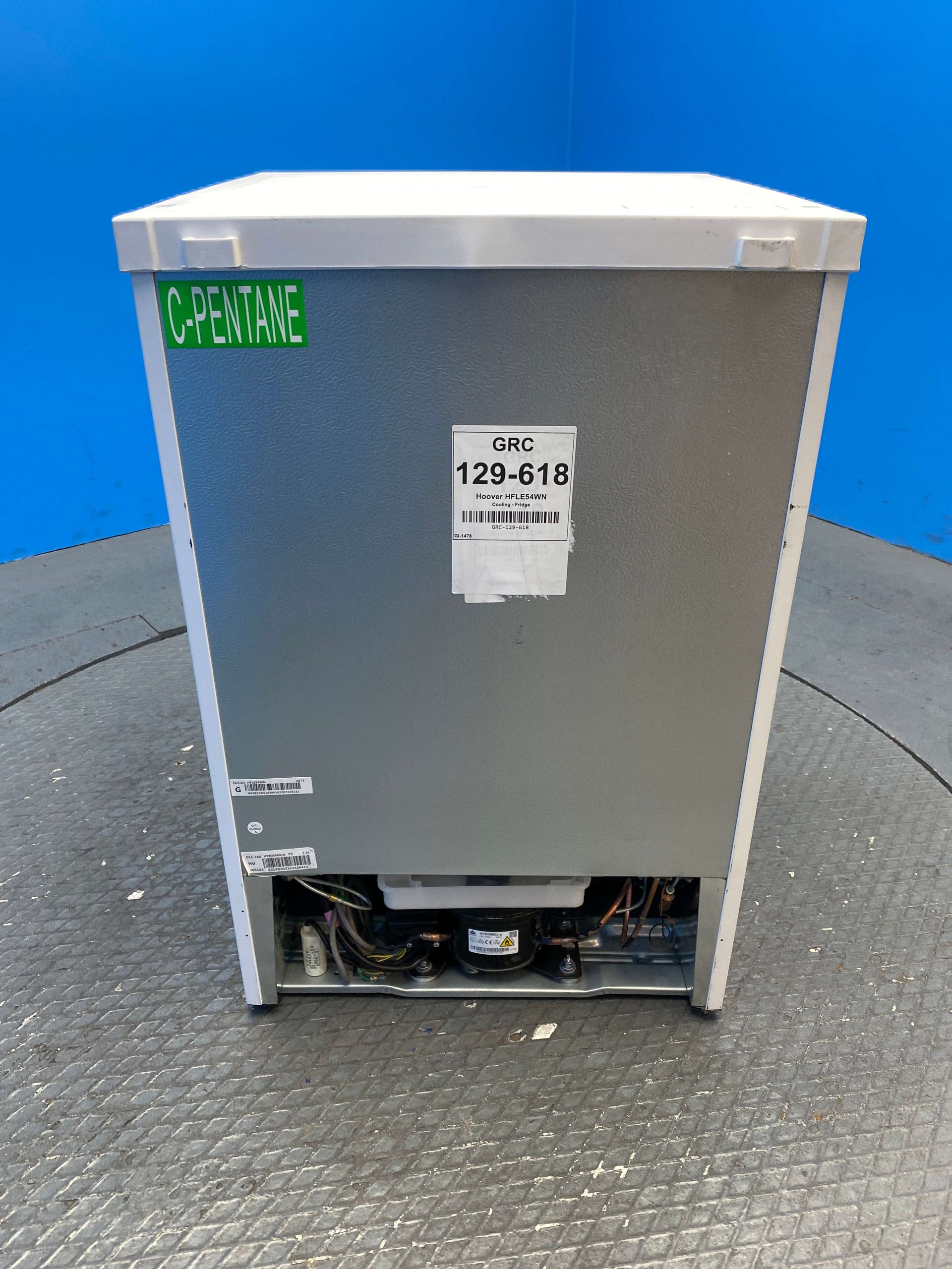 Hoover HFLE54WN 127 Litre Table Top Refrigerator