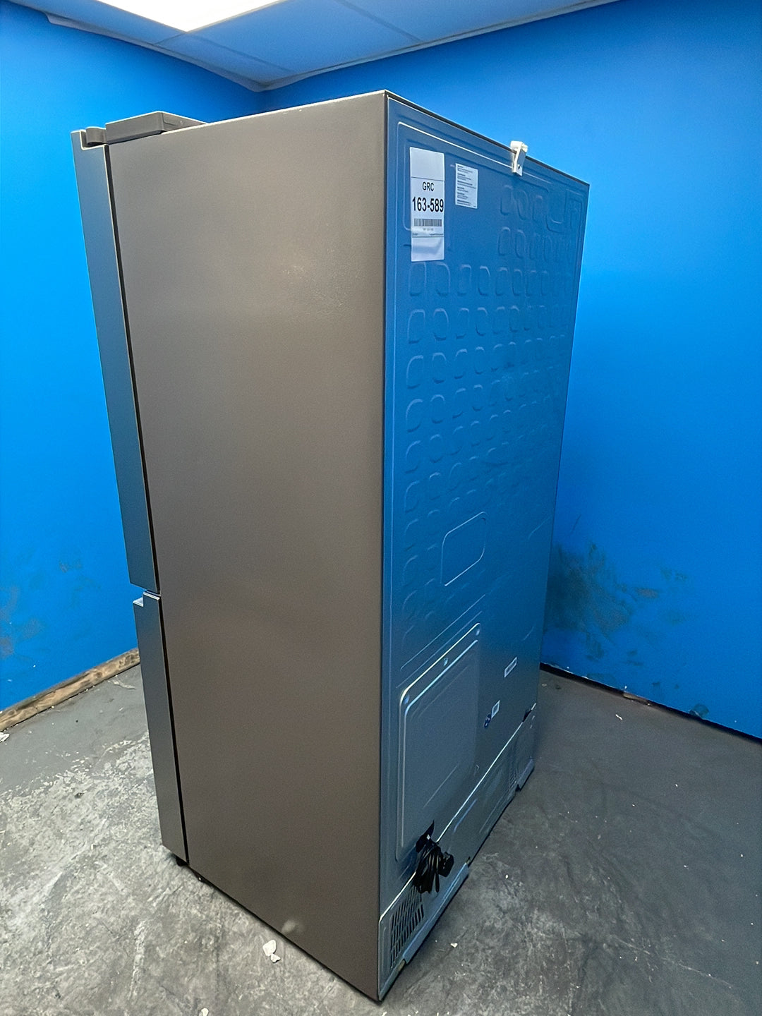 #GRC-163-589 - Hisense American Style Fridge Freezer – 609L, Stainless Steel, Total No Frost