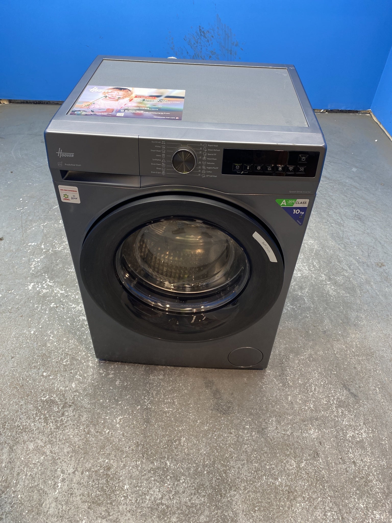Hoover Pro Wash Series 3 HBR 410BL8G-80 10kg 1400rpm Washing Machine