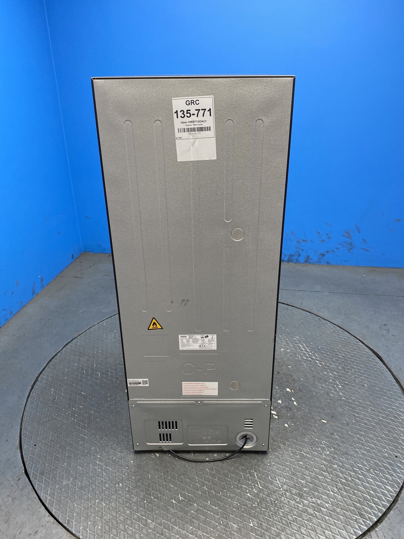 Haier HWS77GDAU1 77 Bottle Dual Zone Wine Cooler