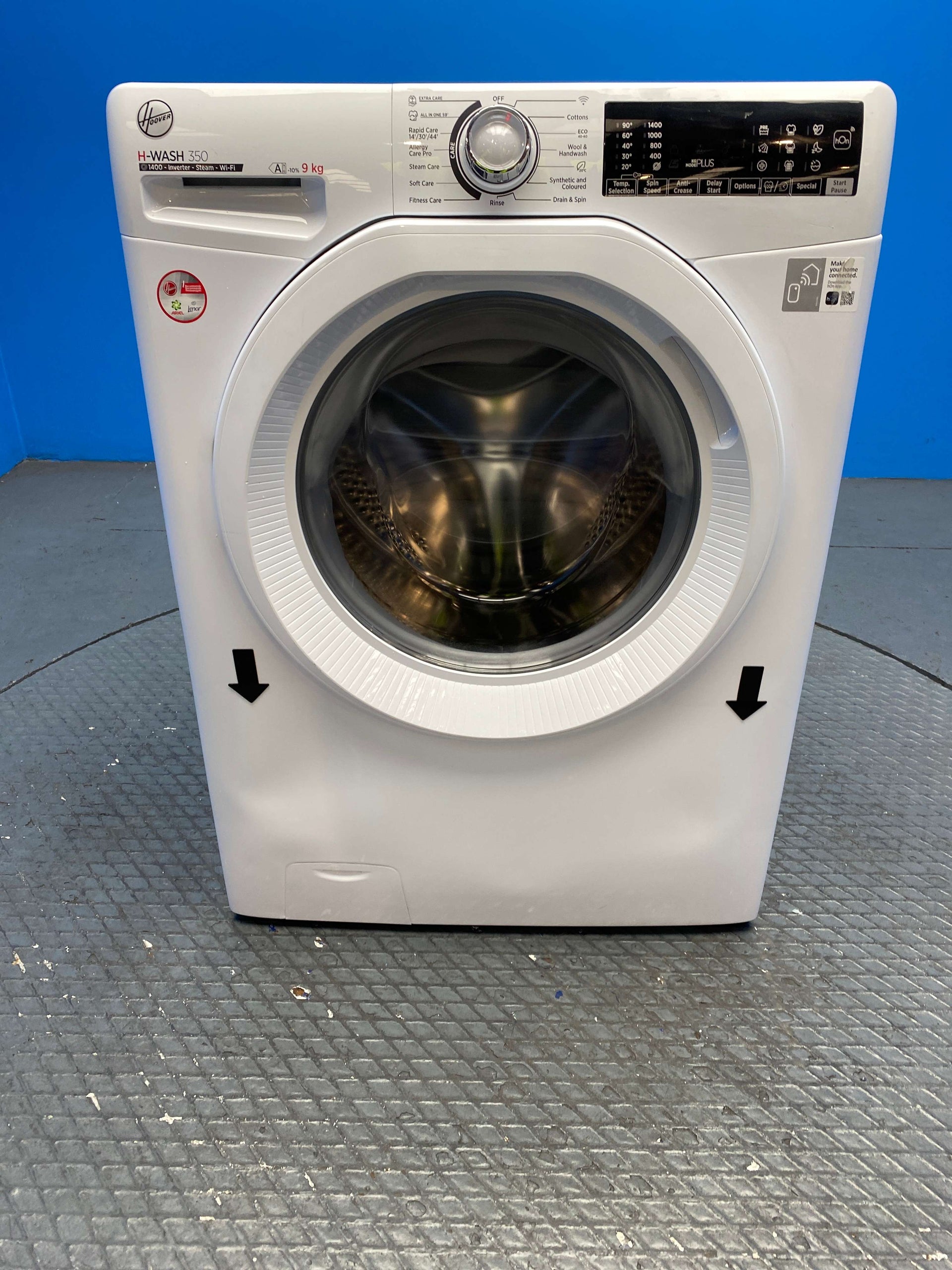 Hoover H3WPS496TAM6 9kg 1400 Spin Washing Machine