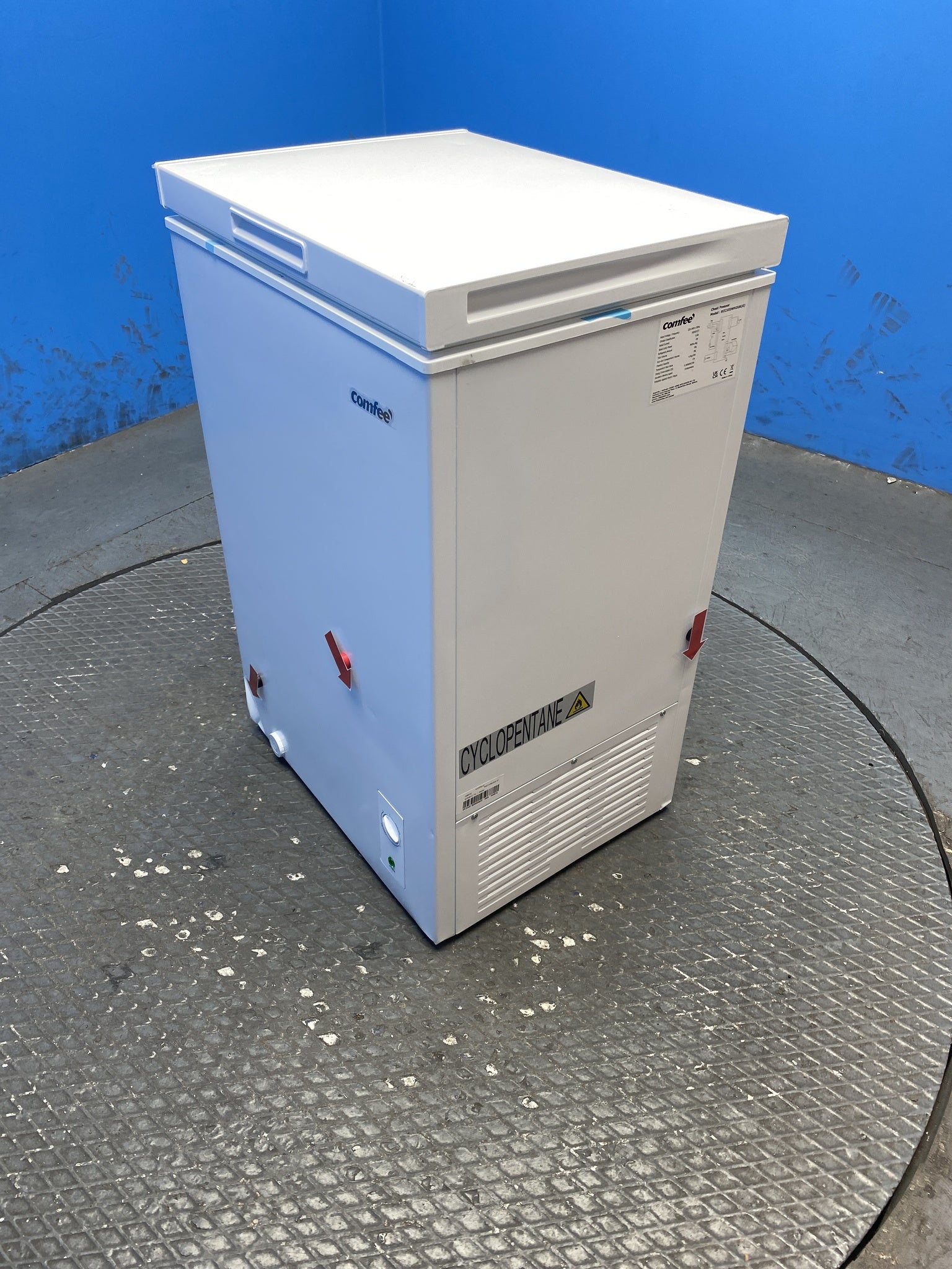 COMFEE RCC102WH2UK(E) 99L Dual Mode & Inverter Chest Freezer