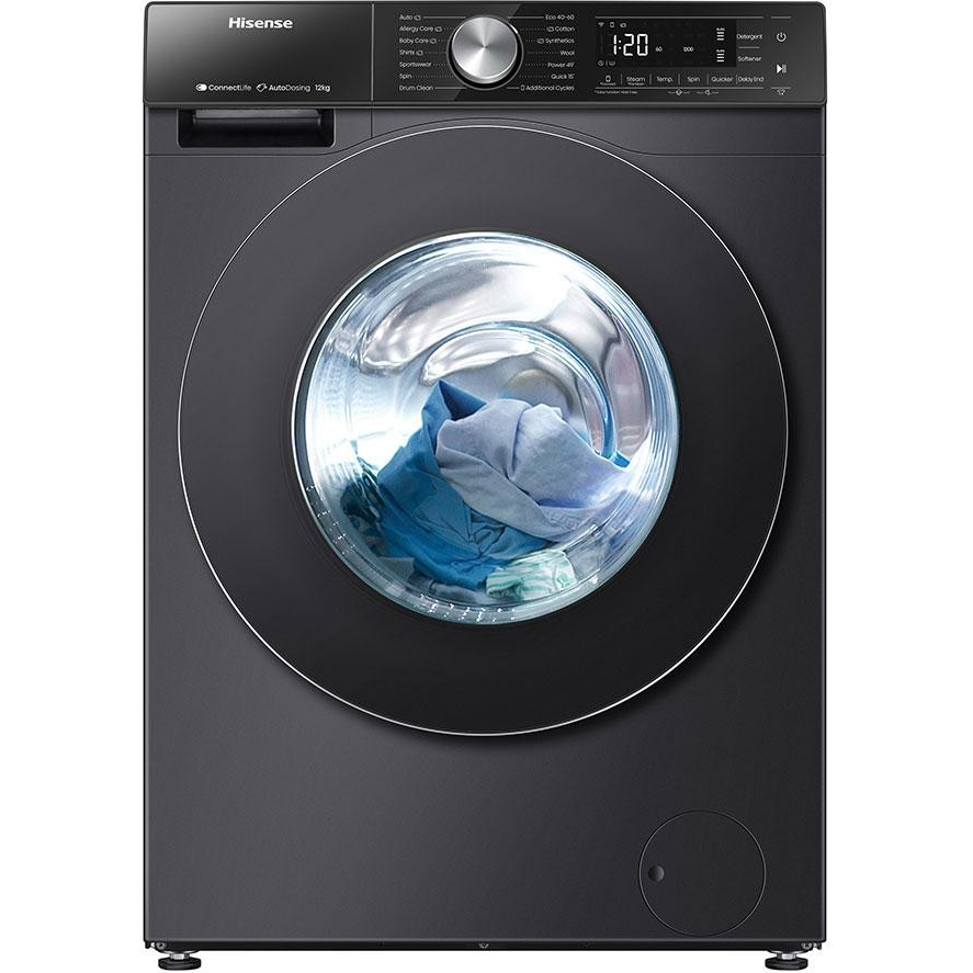 Hisense WF5S1245BB 12kg 1400rpm Smart Washing Machine – Renew 2 U